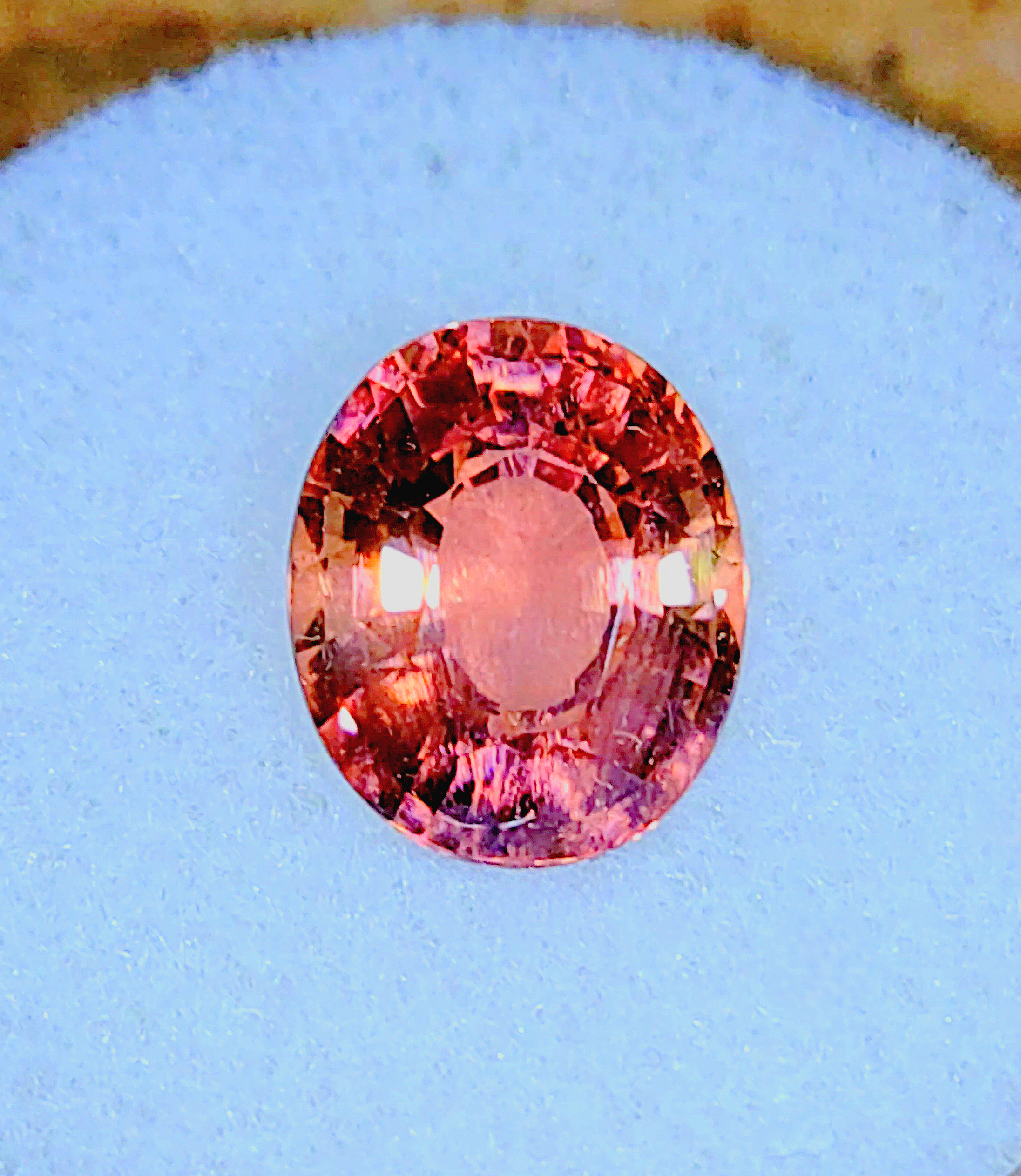 Genuine Neon Pink Orange Purple Titanium Tourmaline 3.26ct from TheCoveAtFoxHollow.com
