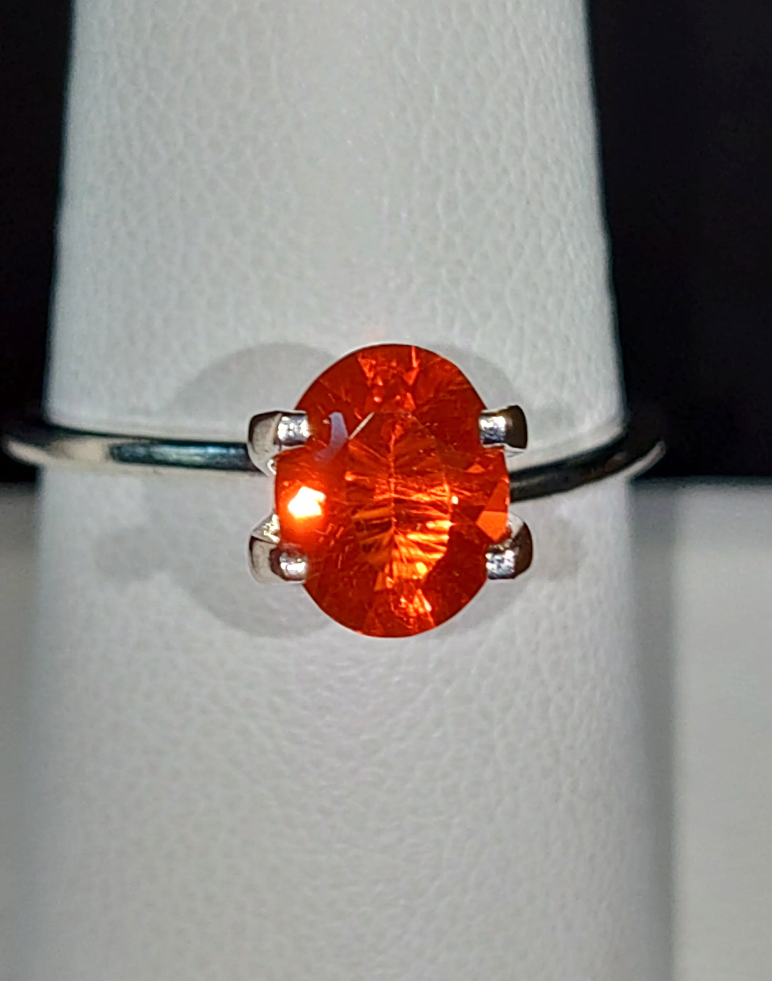 Genuine Fire Opal .84ct from TheCoveAtFoxHollow.com