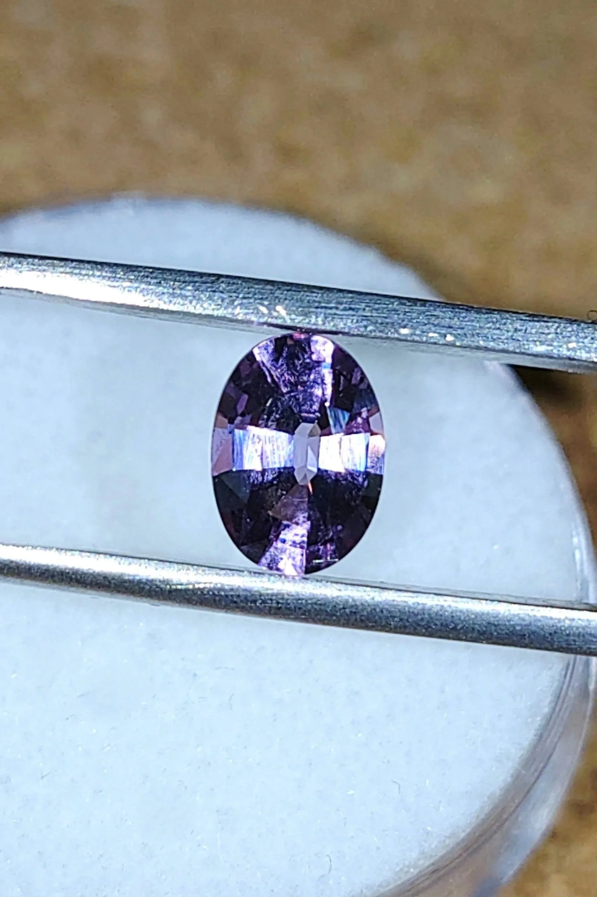 Genuine Purple Spinel .89ct from TheCoveAtFoxHollow.com