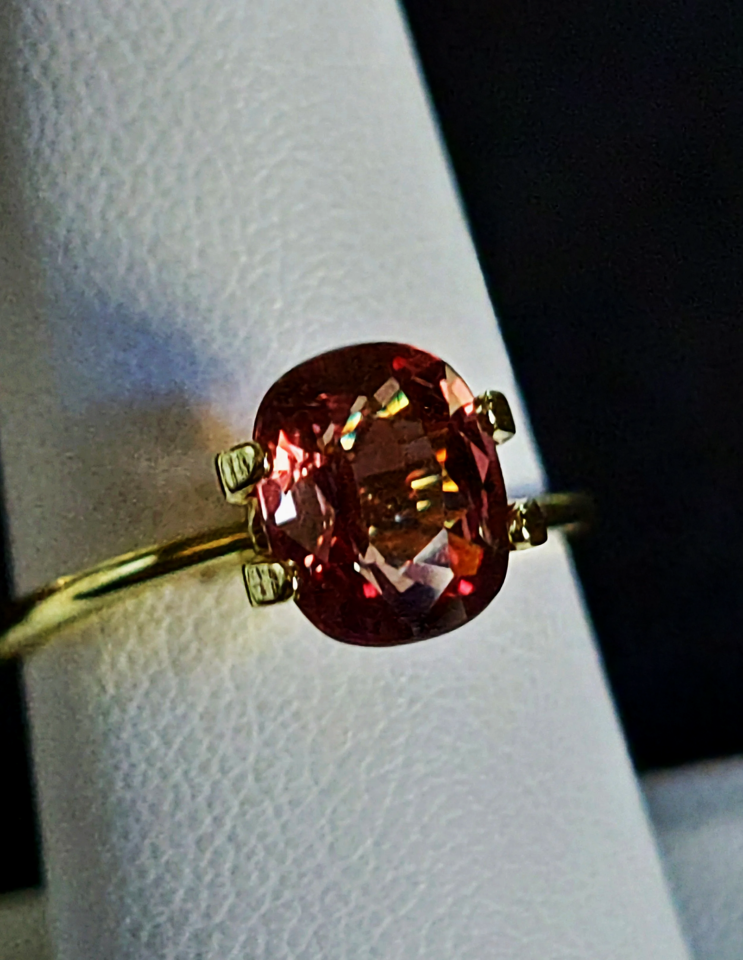 Genuine Color Change Garnet 2.33ct from TheCoveAtFoxHollow.com