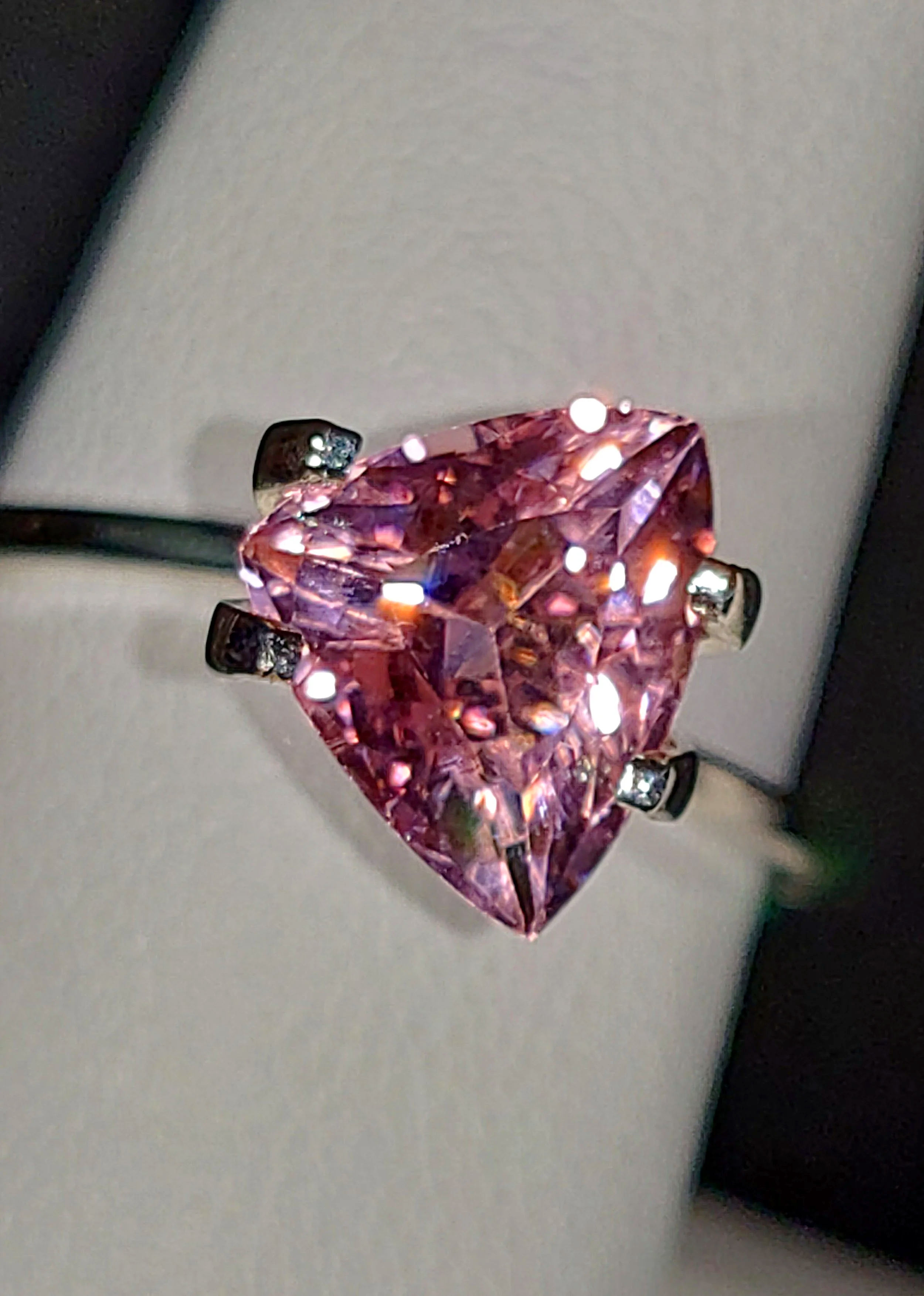 GIA Certified Genuine Neon Pink Titanium Tourmaline 2.14ct from TheCoveAtFoxHollow.com