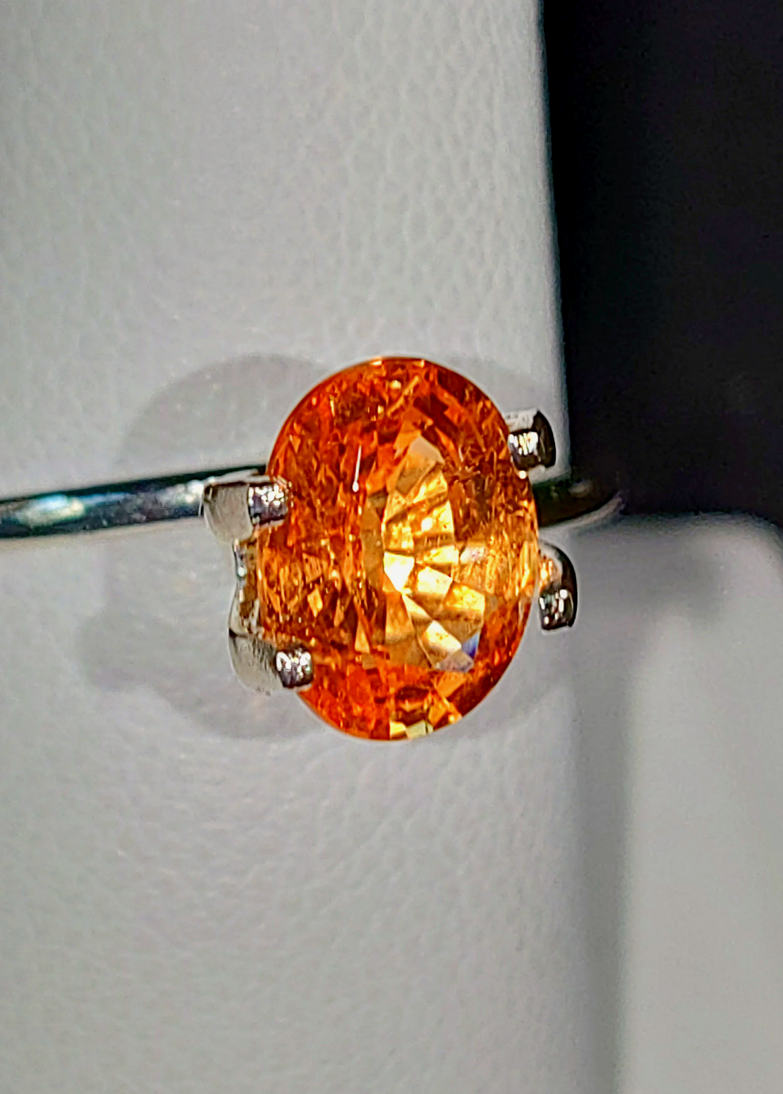 Genuine Mandarin Garnet 1.98ct from TheCoveAtFoxHollow.com