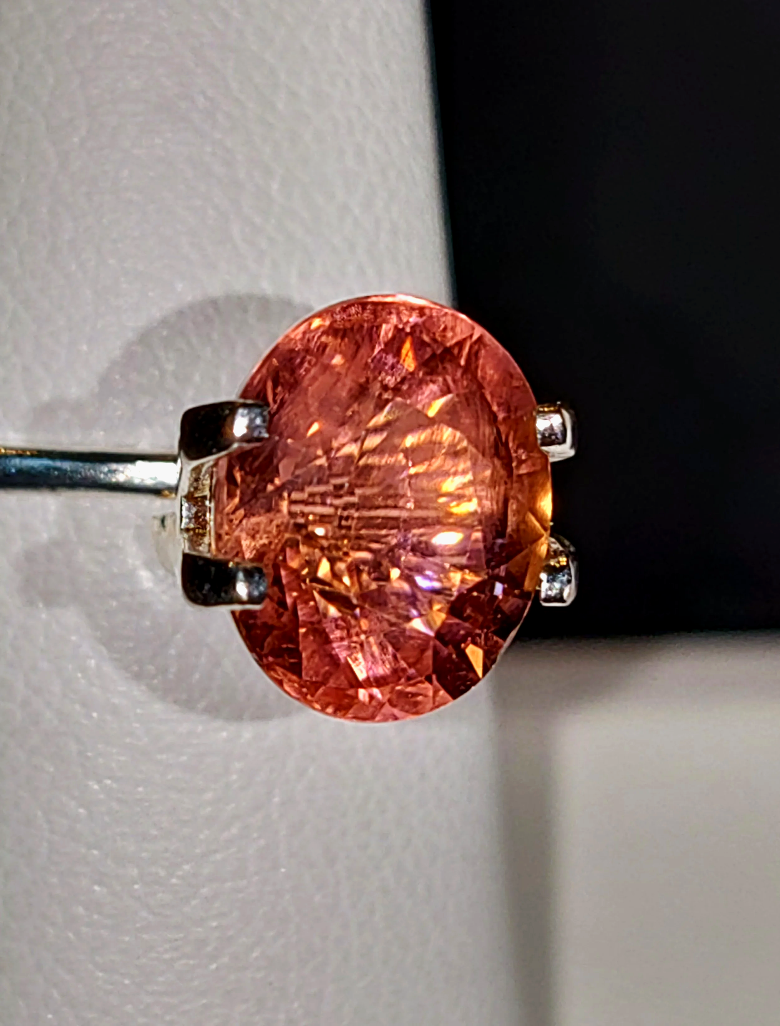 Genuine Pink Orange Purple Titanium Tourmaline 3.26ct from TheCoveAtFoxHollow.com
