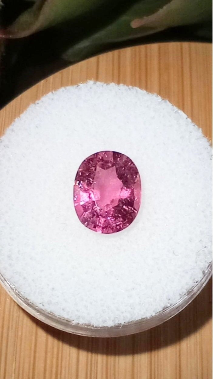Genuine Hot Pink Congolese Tourmaline 1.90ct from thecoveatfoxhollow.com