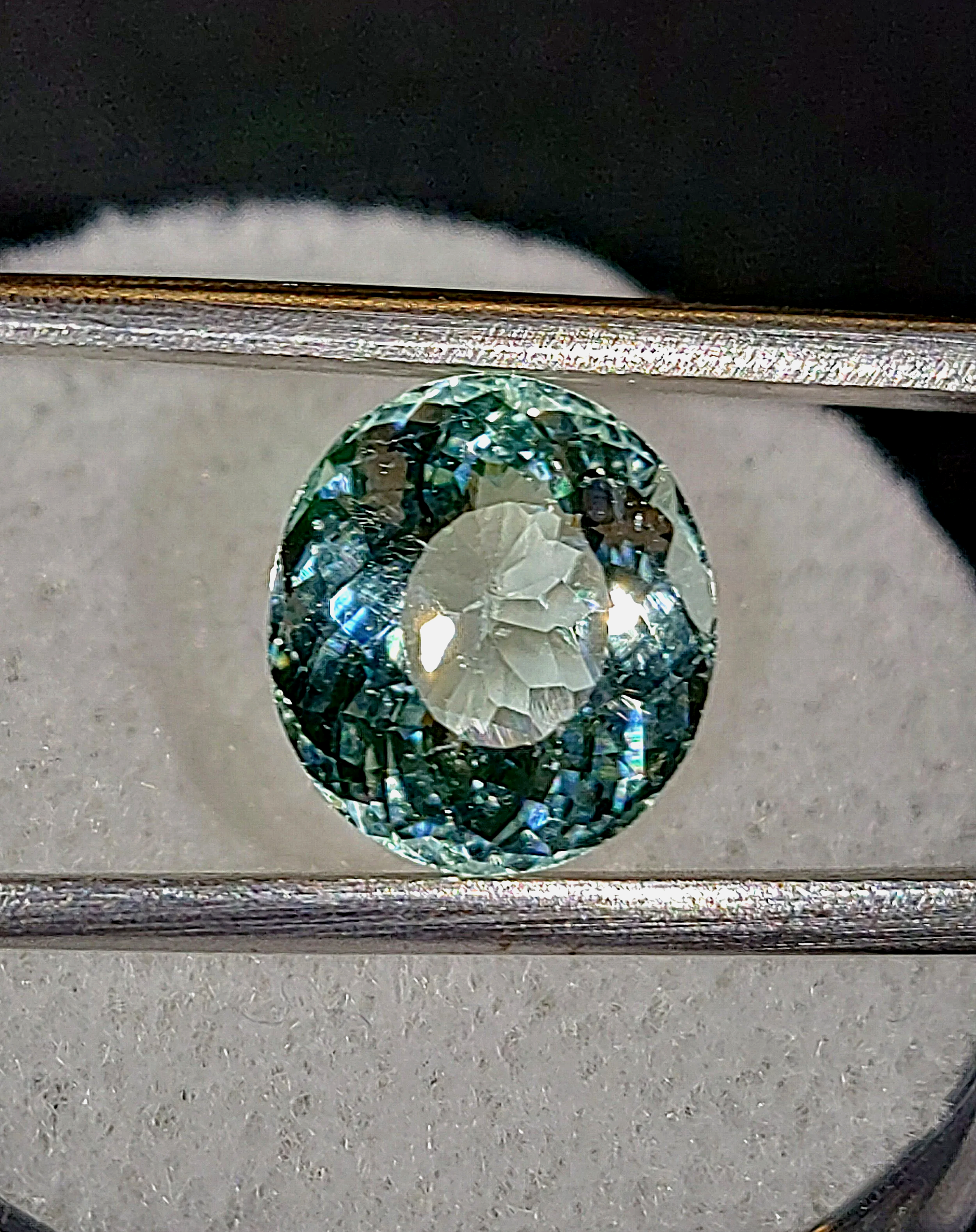 Genuine Neon Seafoam Titanium Tourmaline 2.60ct from TheCoveAtFoxHollow.com