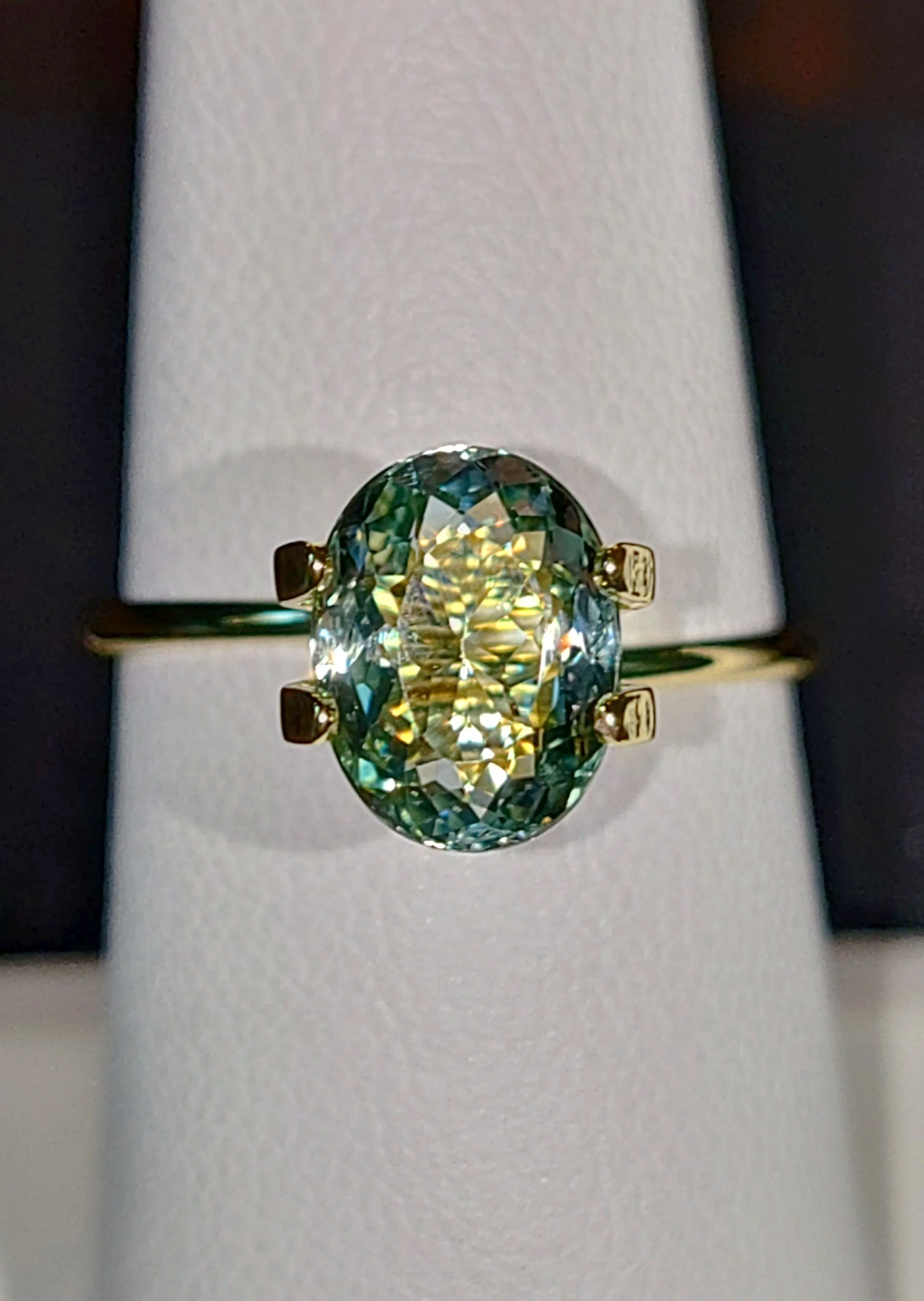 Genuine Neon Seafoam Titanium Tourmaline 1.75ct TheCoveAtFoxHollow.com