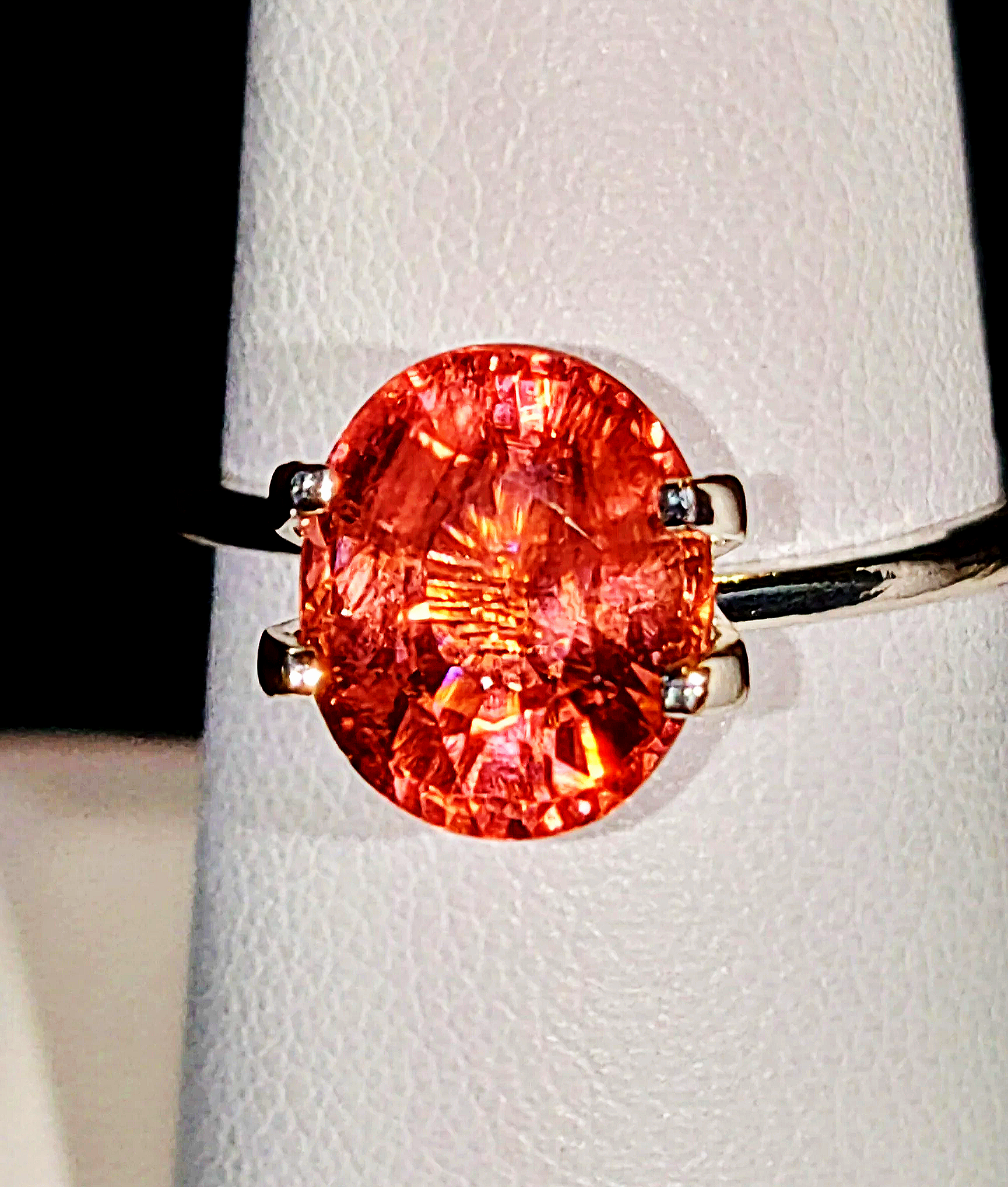 Genuine Neon Pink Orange Purple Titanium Tourmaline 3.26ct from TheCoveAtFoxHollow.com