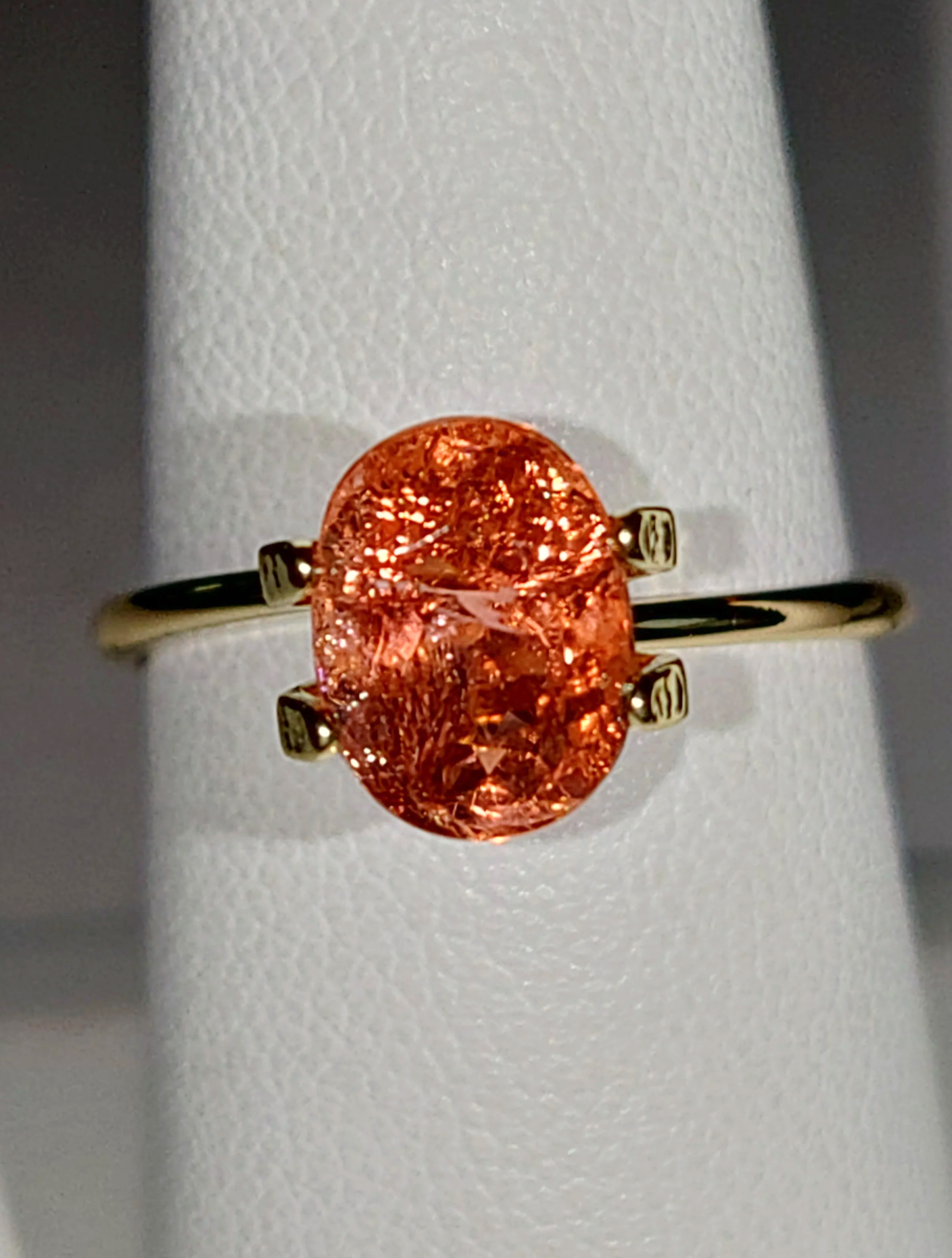 Genuine Neon Orange Titanium Tourmaline 2.07ct from TheCoveAtFoxHollow.com
