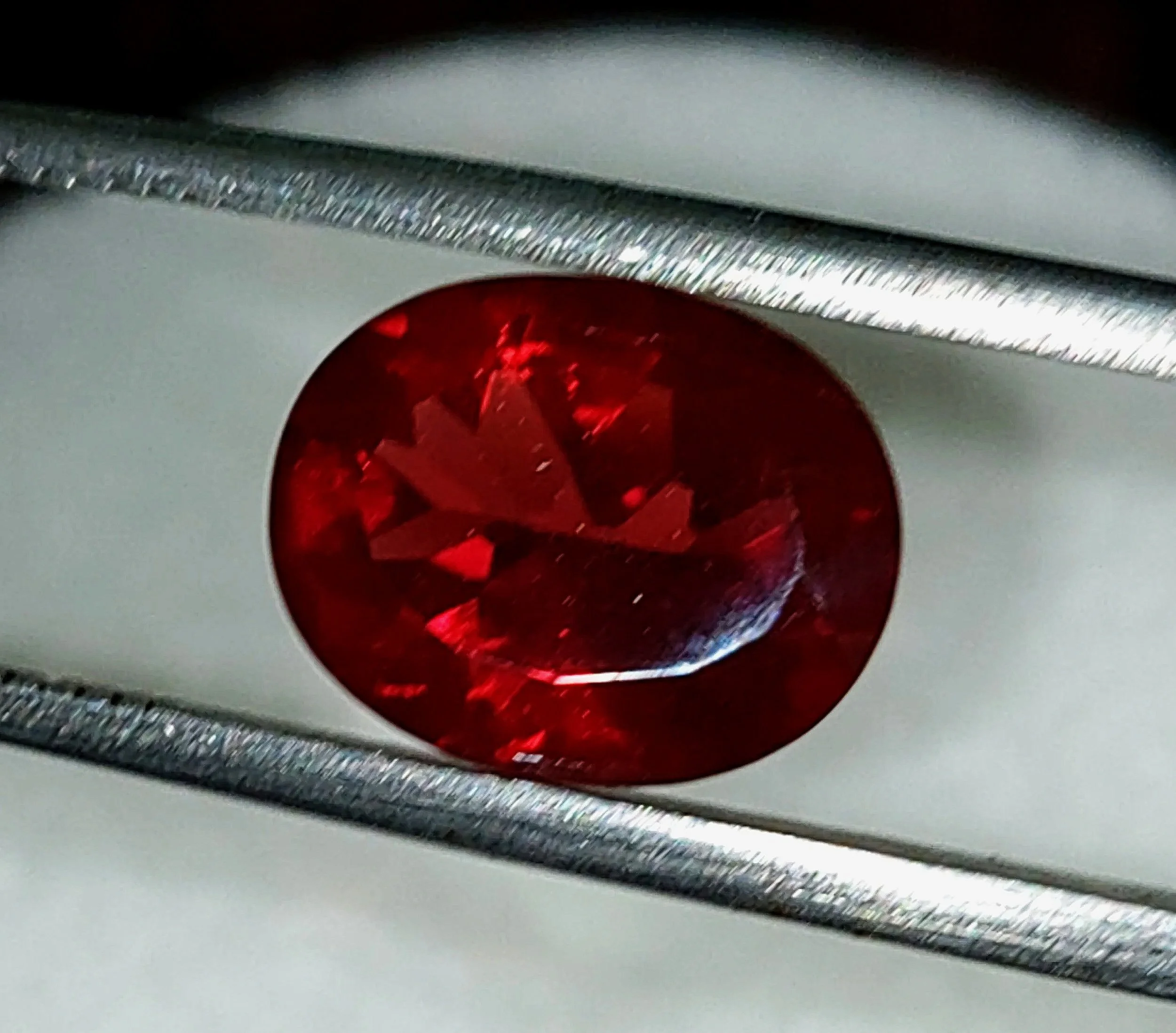 Genuine Red Andesine 2.15ct from TheCoveAtFoxHollow.com