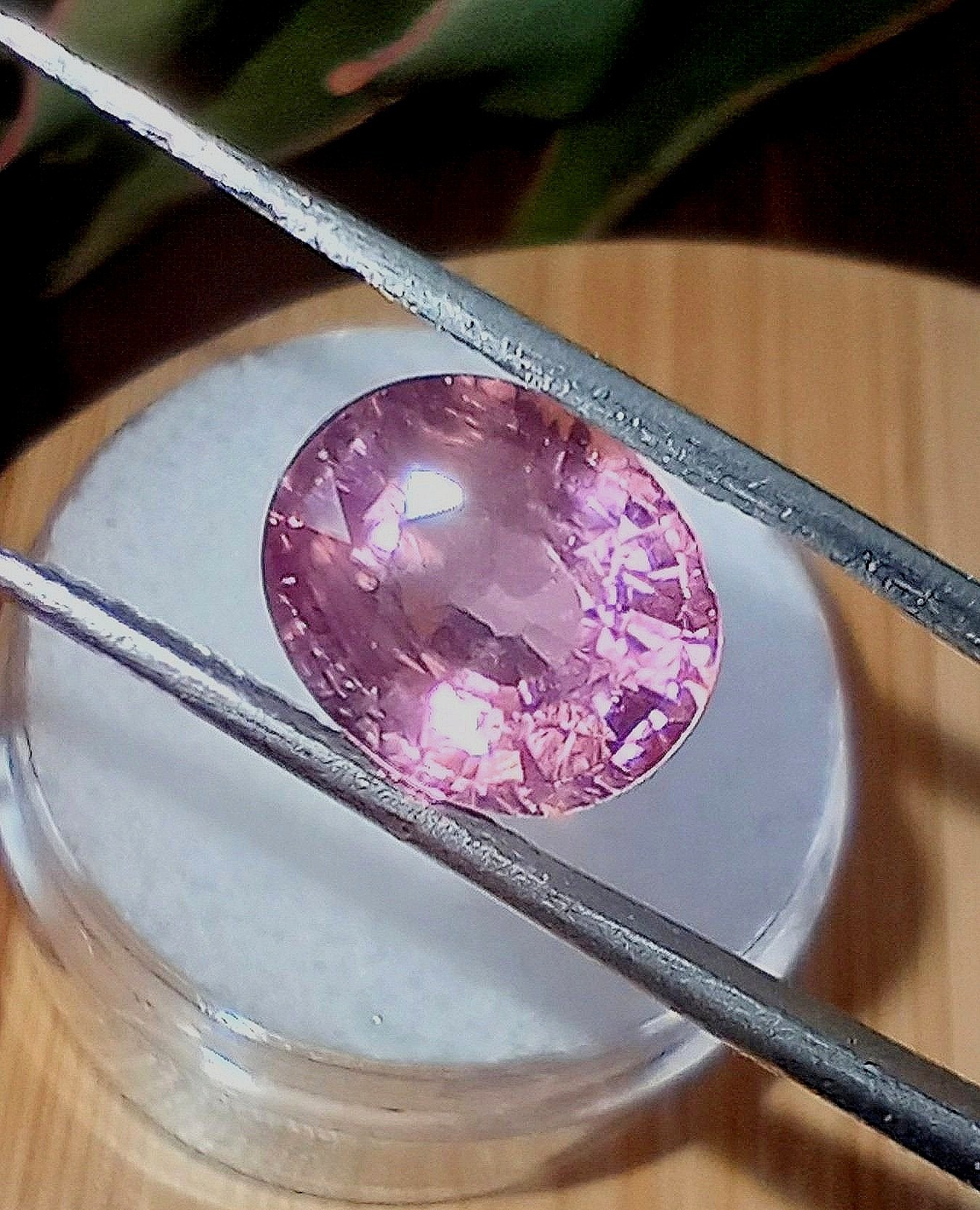 Genuine Pink Orange Padparadscha Congolese Tourmaline 3.26ct from thecoveatfoxhollow.com