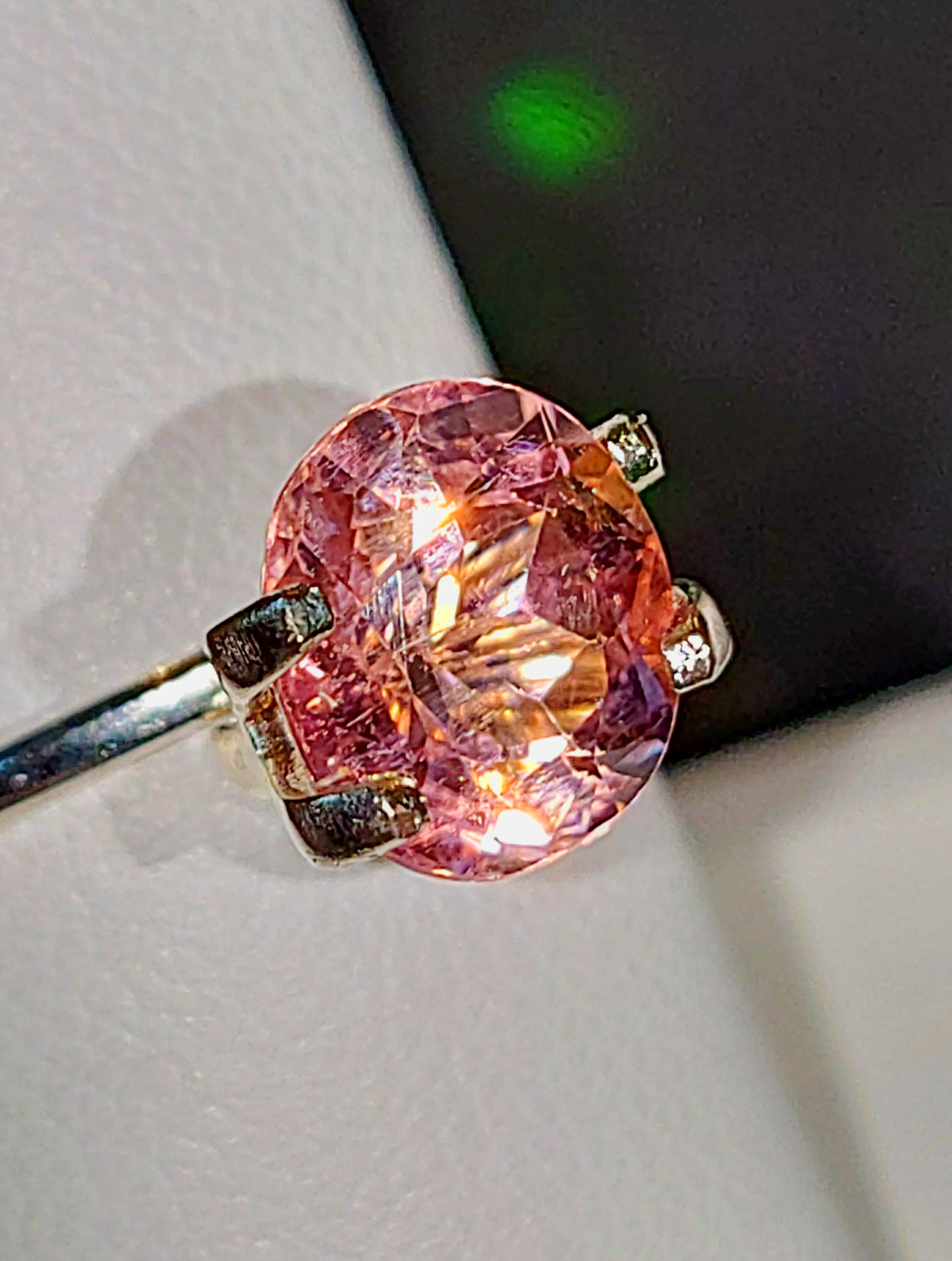 Genuine Neon Light Pink Titanium Tourmaline 2.21ct from TheCoveAtFoxHollow.com