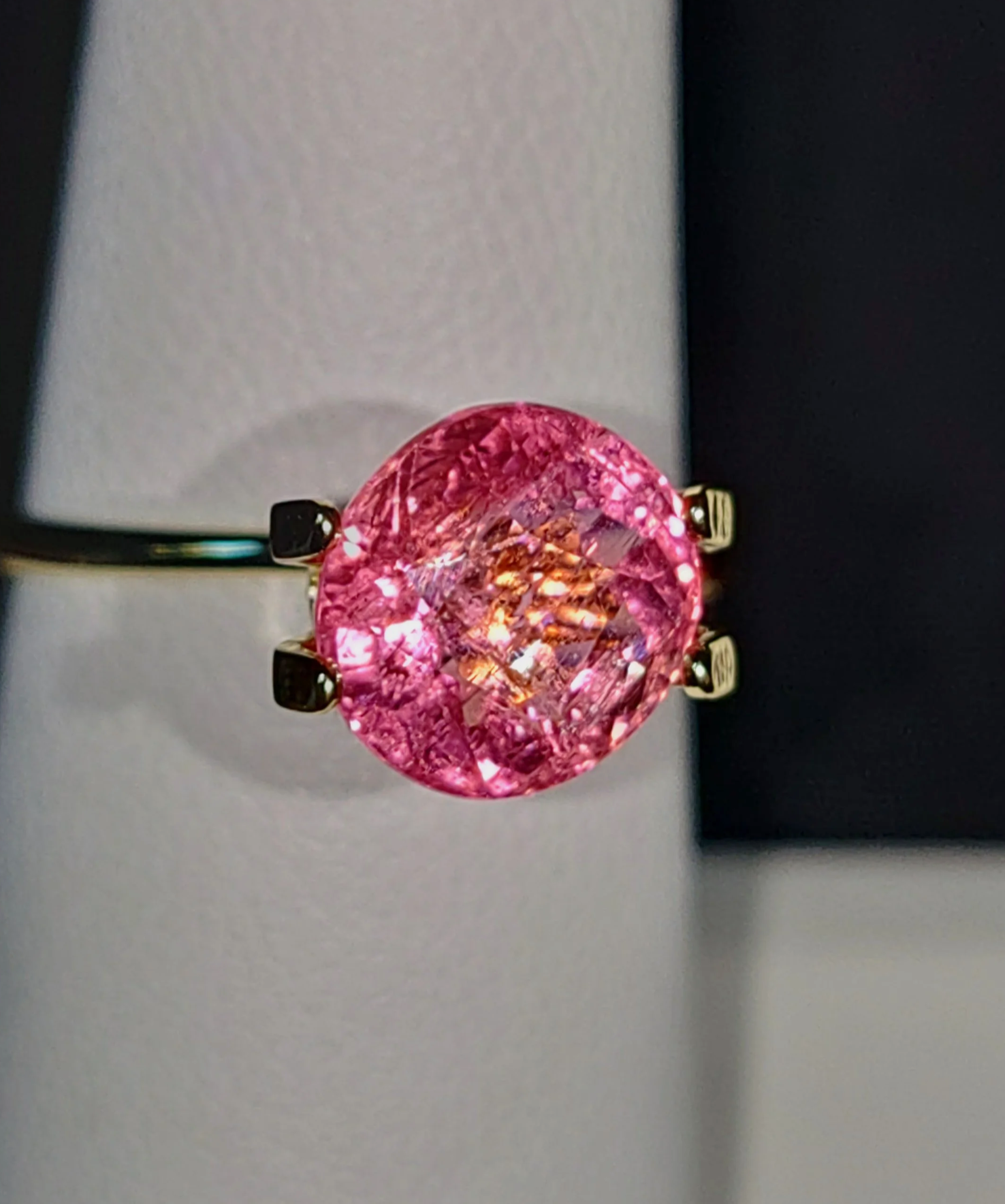 Genuine Neon Fuchsia Titanium Tourmaline 2.53ct from TheCoveAtFoxHollow.com