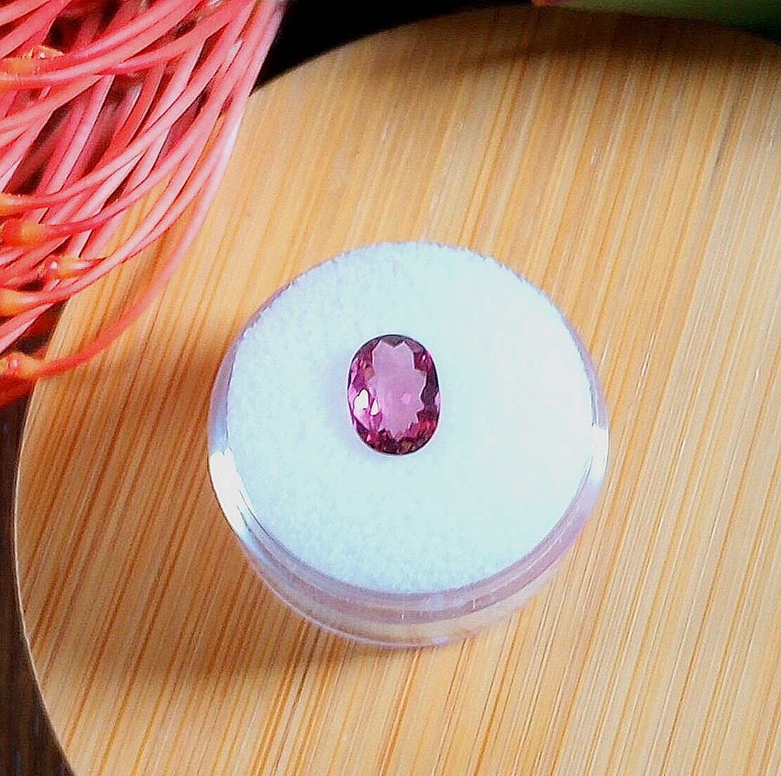 Genuine Hot Pink Congolese Tourmaline 1.74ct from thecoveatfoxhollow.com