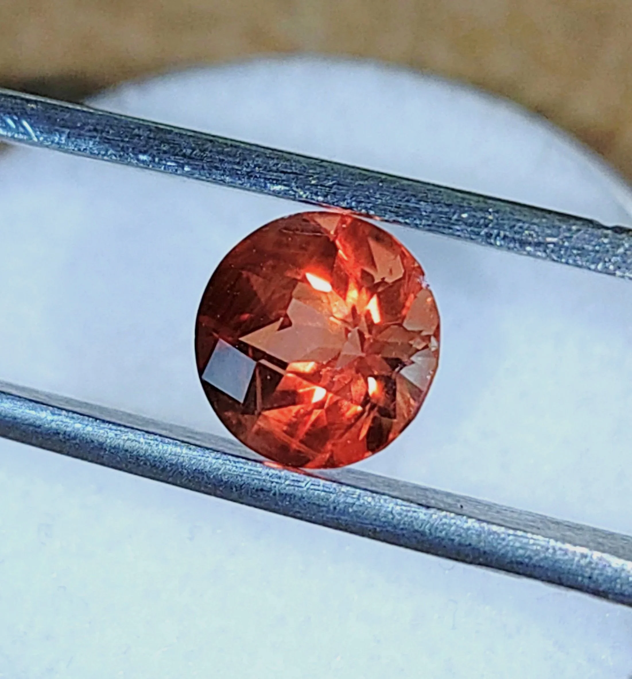 Red Orange Andesine 1.17ct