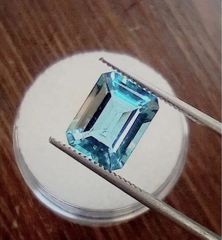 Genuine Sky Blue Topaz 3ct from TheCoveAtFoxHollow.com
