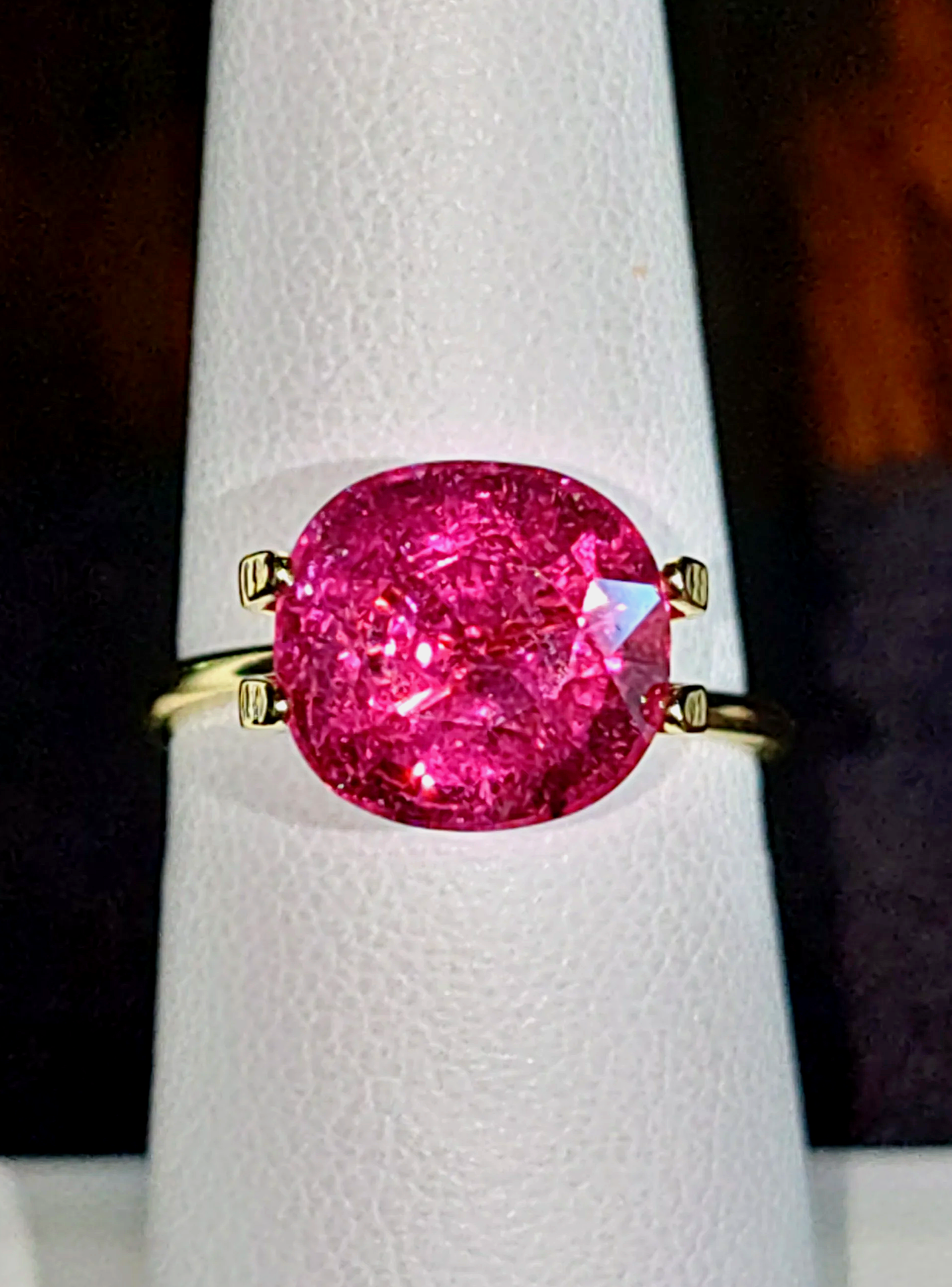GIA Certified Genuine Rubellite Tourmaline 4.27ct from TheCoveAtFoxHollow.com
