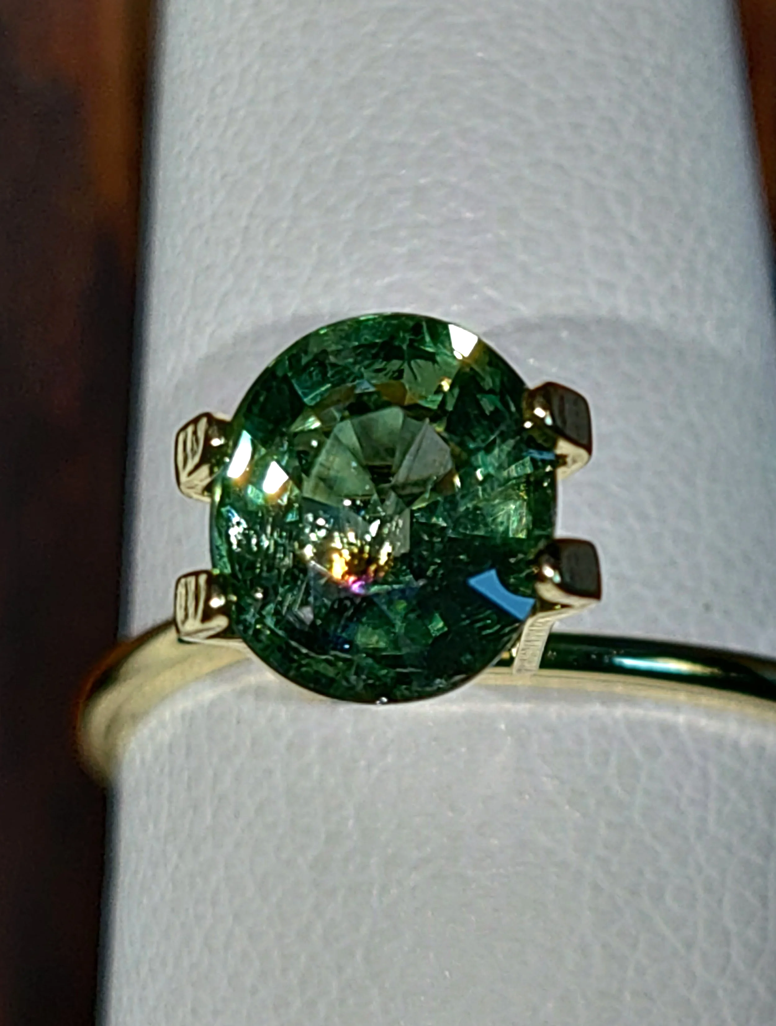 Genuine Unheated Green Apatite 1.70ct from TheCoveAtFoxHollow.com