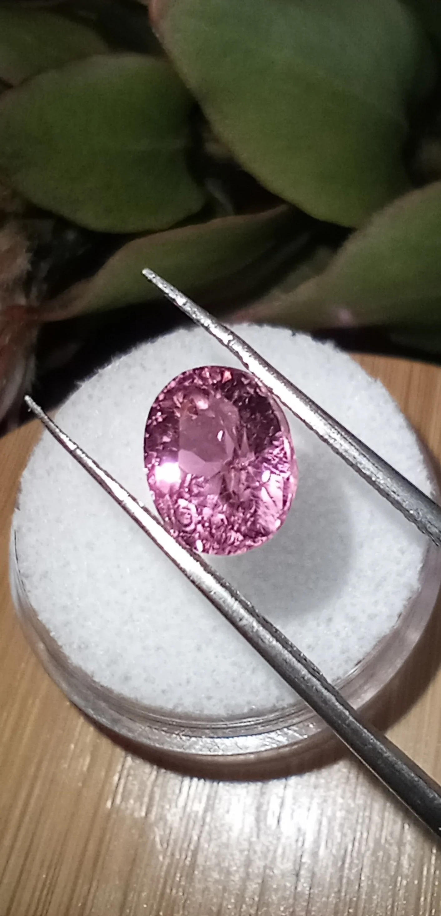 Genuine Neon Hot Pink Titanium Tourmaline 2.58ct TheCoveAtFoxHollow.com