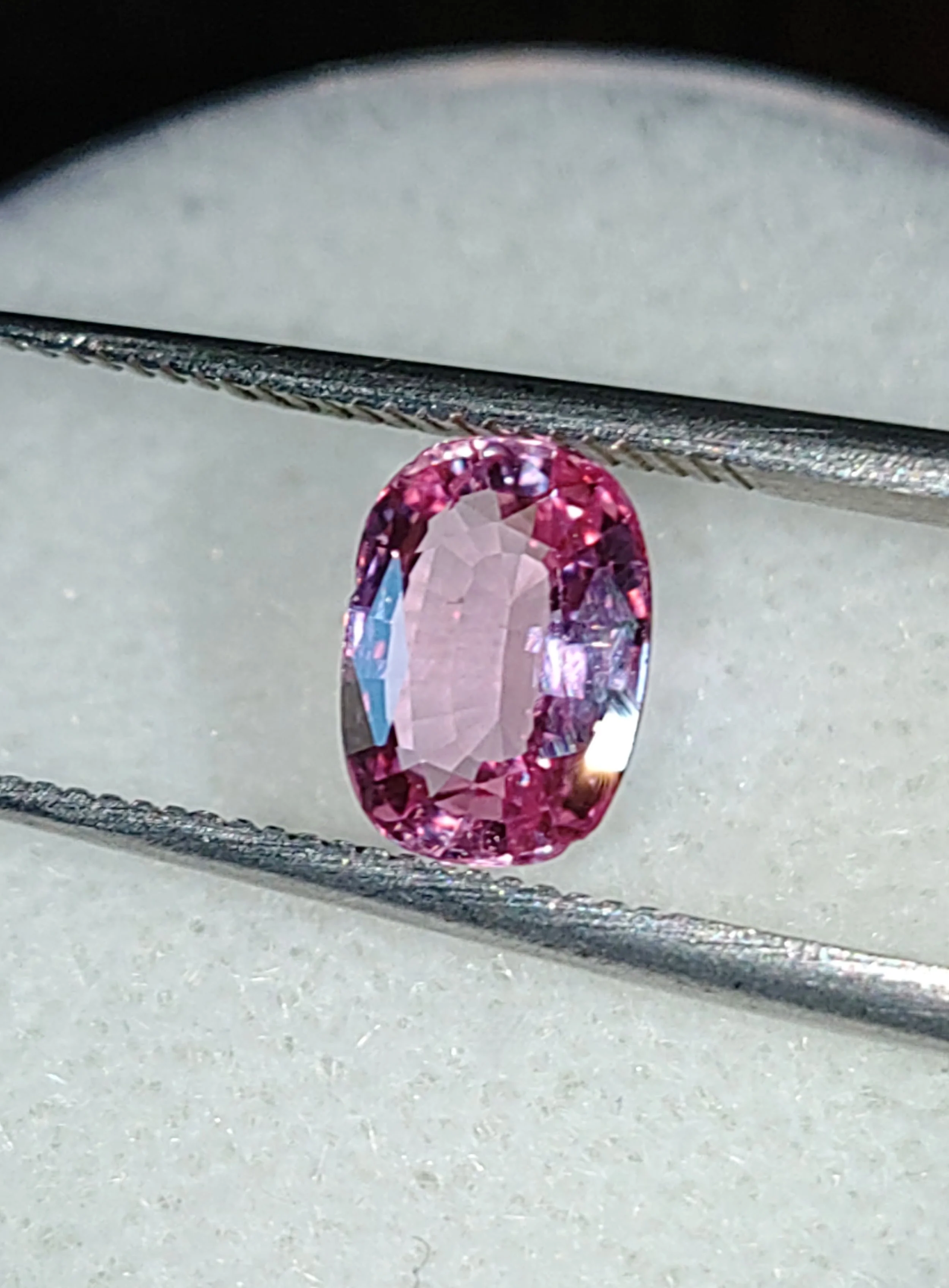 GIA Certified Pink Sapphire 1.16ct from TheCoveAtFoxHollow.com