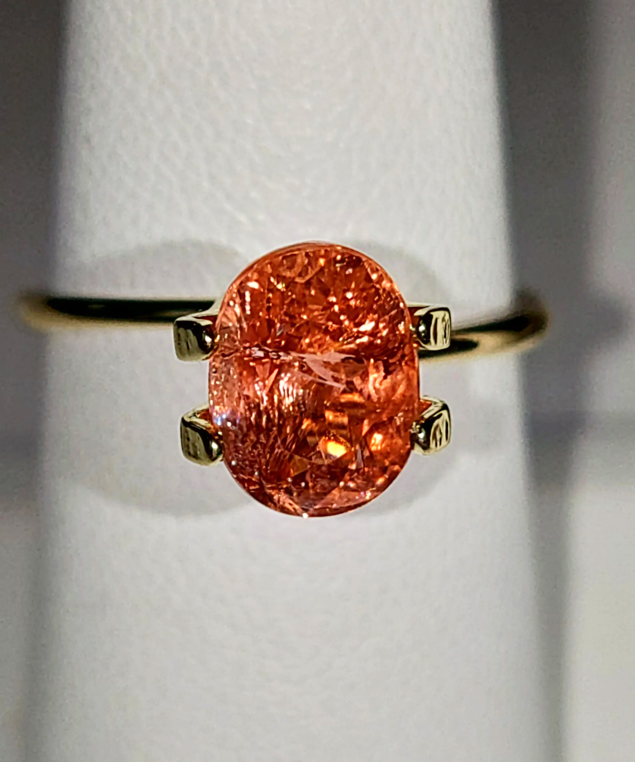 Genuine Neon Orange Titanium Tourmaline 2.07ct from TheCoveAtFoxHollow.com