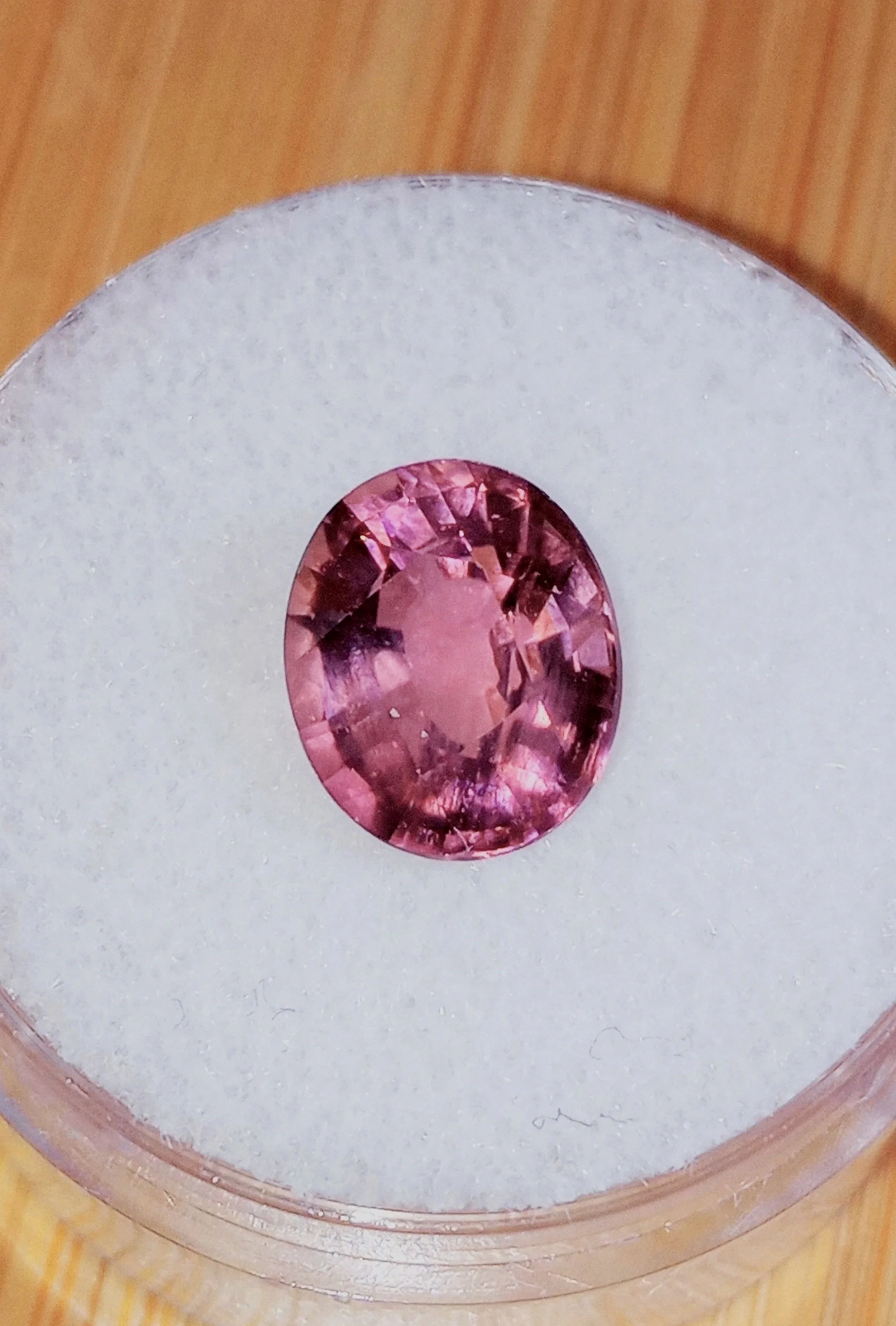 Genuine Pink Orange Purple Titanium Tourmaline 3.26ct from TheCoveAtFoxHollow.com