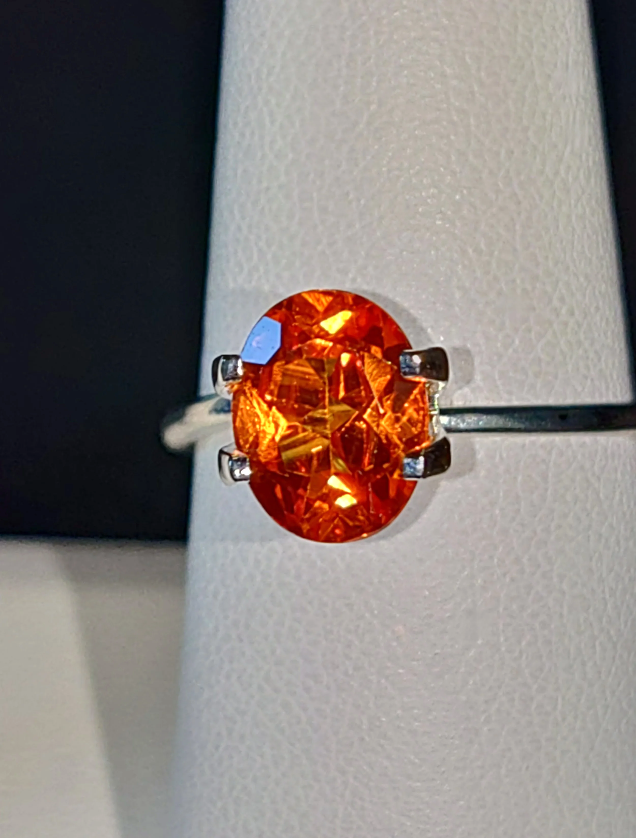 Genuine Mandarin Garnet 2.37ct from TheCoveAtFoxHollow.com