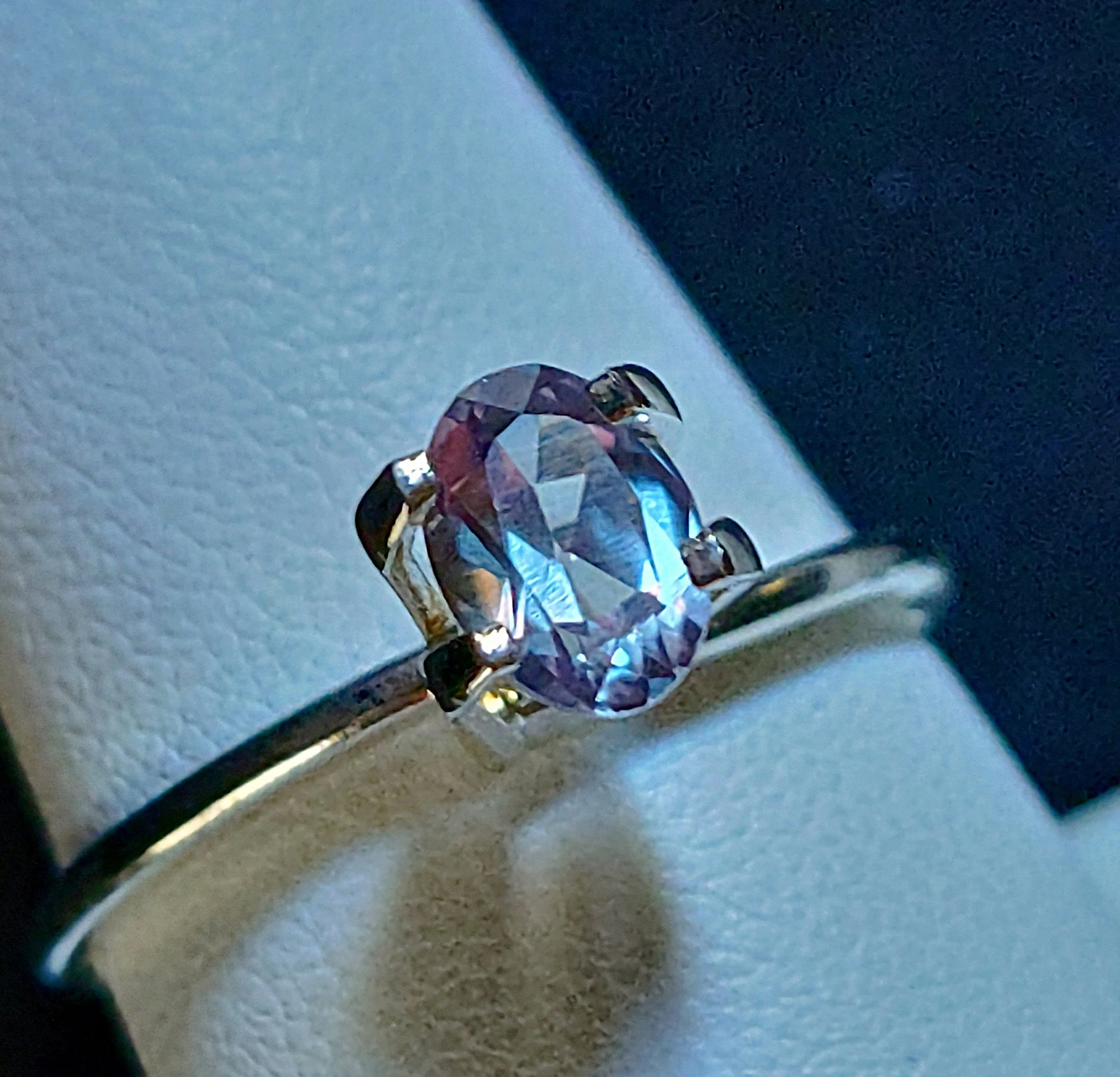 Genuine Alexandrite .87ct from TheCoveAtFoxHollow.com