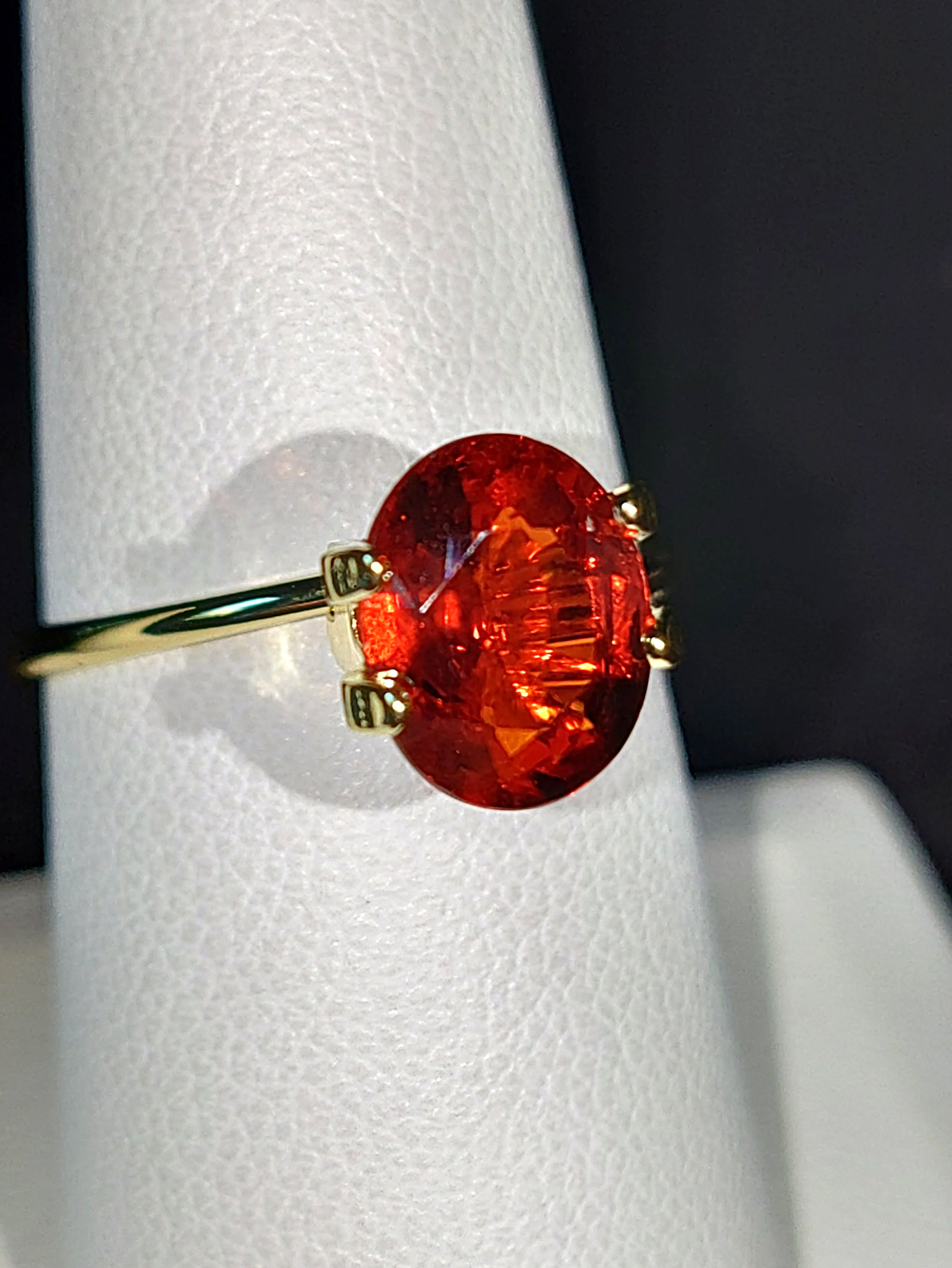 Genuine Red Spessartite Garnet 2.35ct from TheCoveAtFoxHollow.com