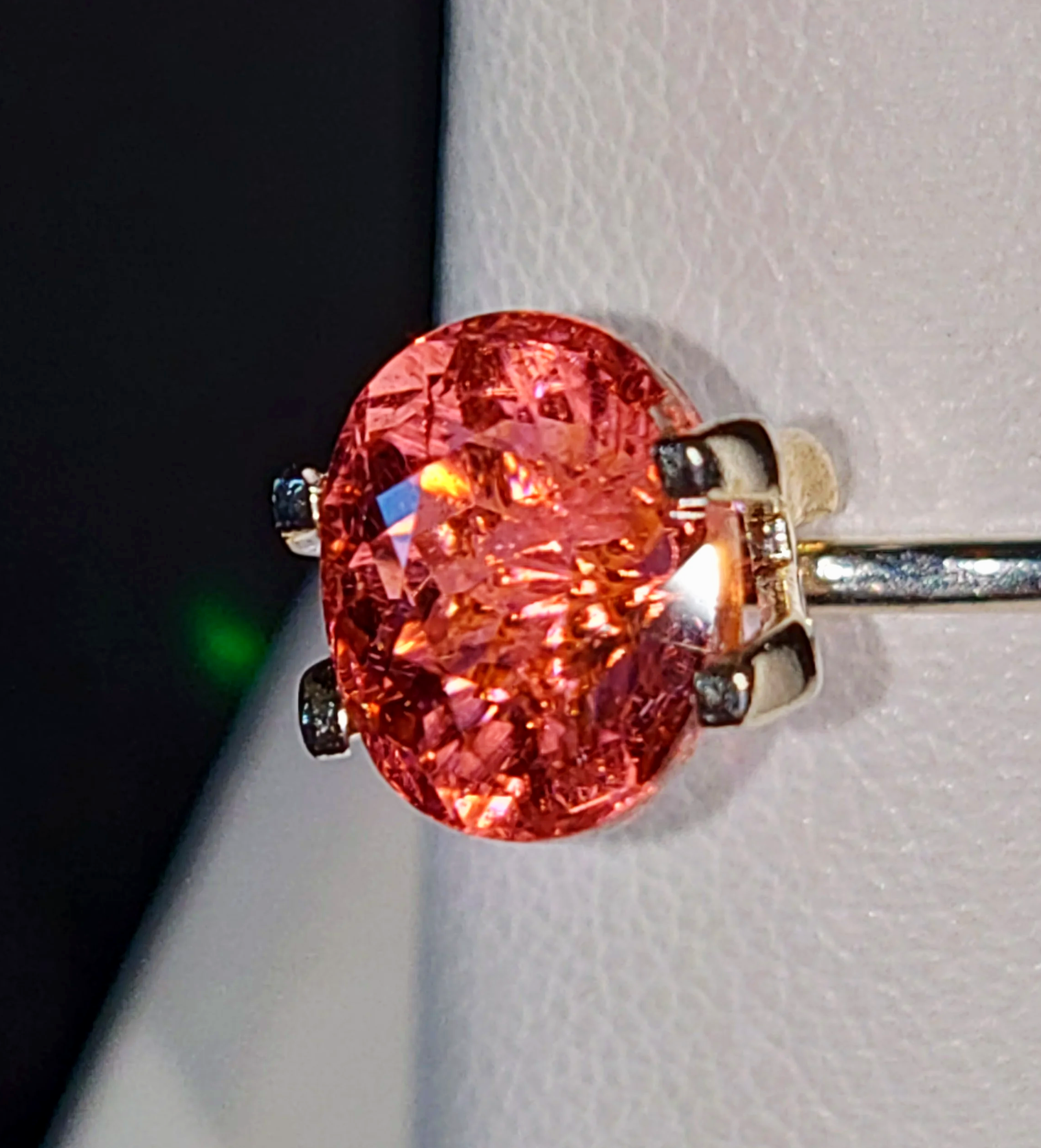 Genuine Neon Hot Pink Titanium Tourmaline 2.58ct TheCoveAtFoxHollow.com