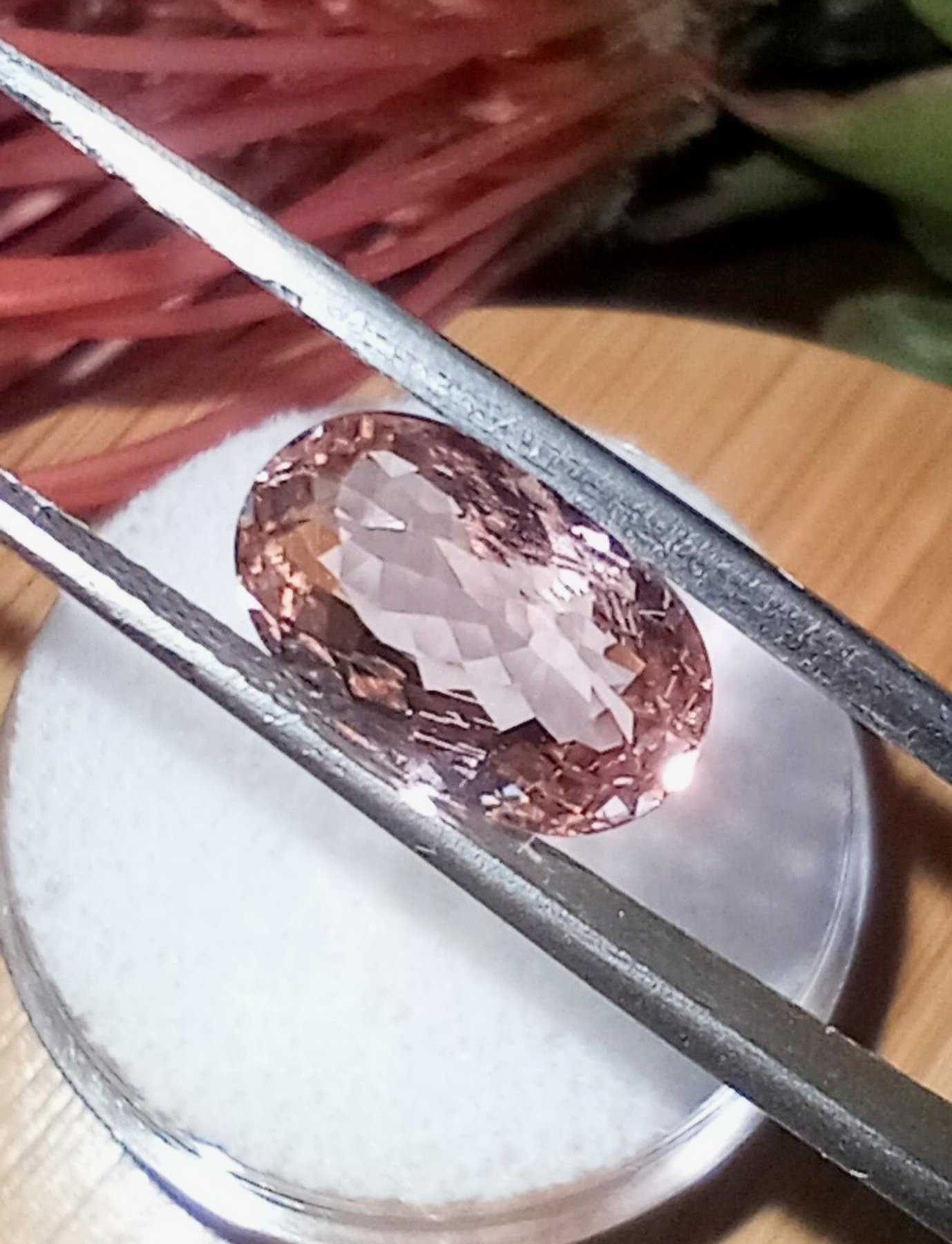 Genuine Orange Pink Padparadscha Tourmaline 3ct from thecoveatfoxhollow.com