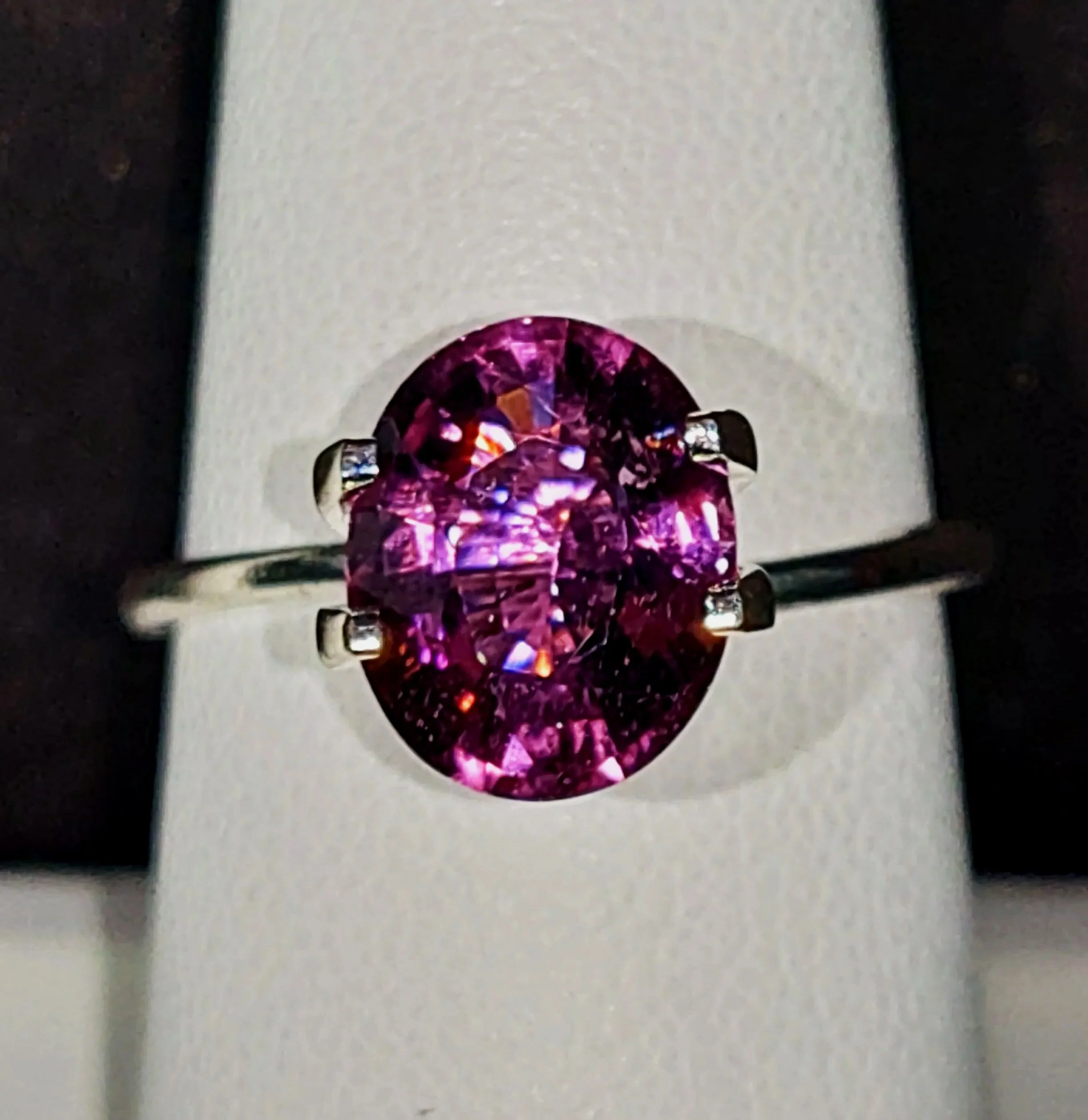 GIA Certified Genuine Purple Cuprian Tourmaline 2.64ct from TheCoveAtFoxHollow.com