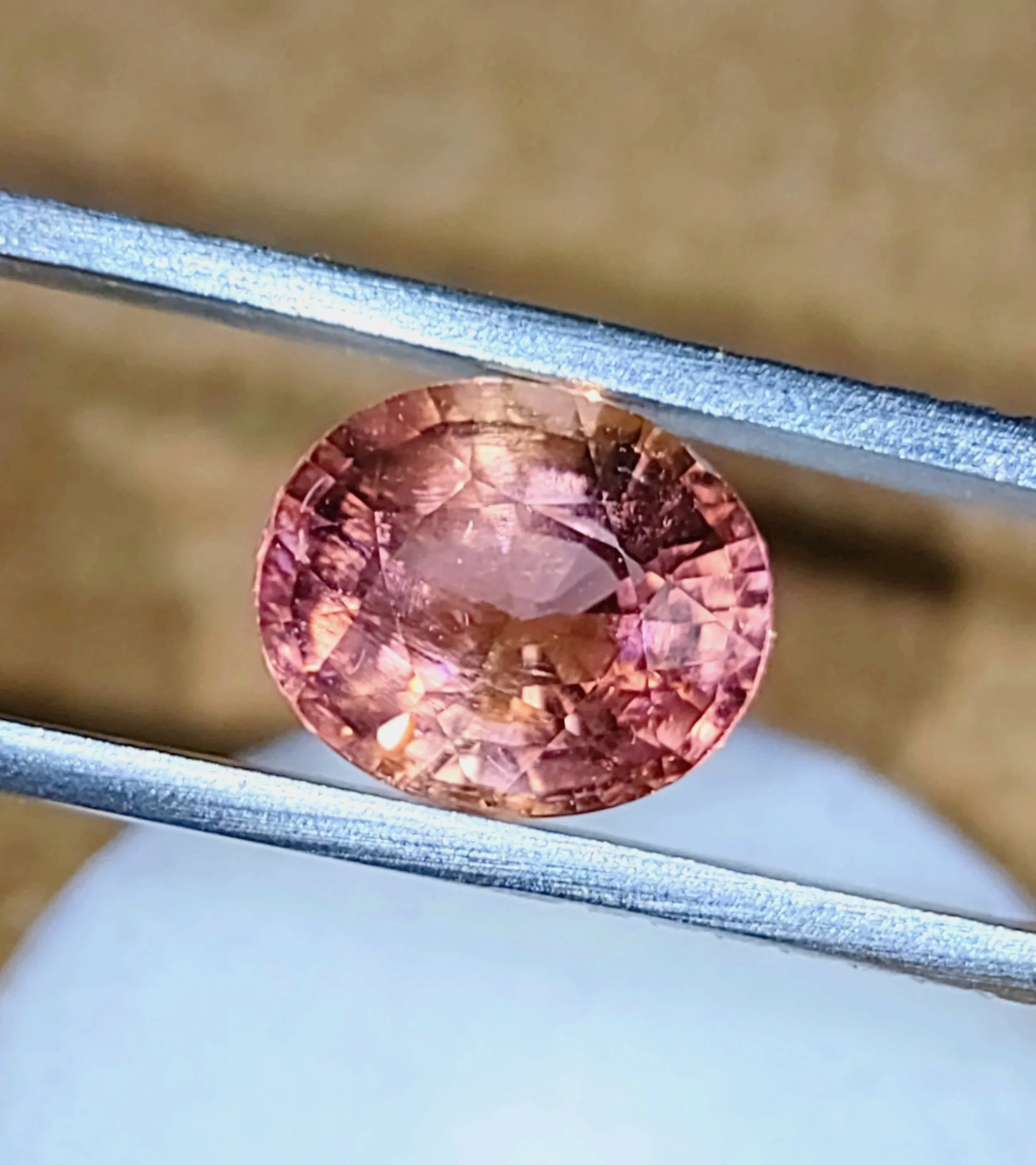 Genuine Pink Orange Purple Titanium Tourmaline 3.26ct from TheCoveAtFoxHollow.com