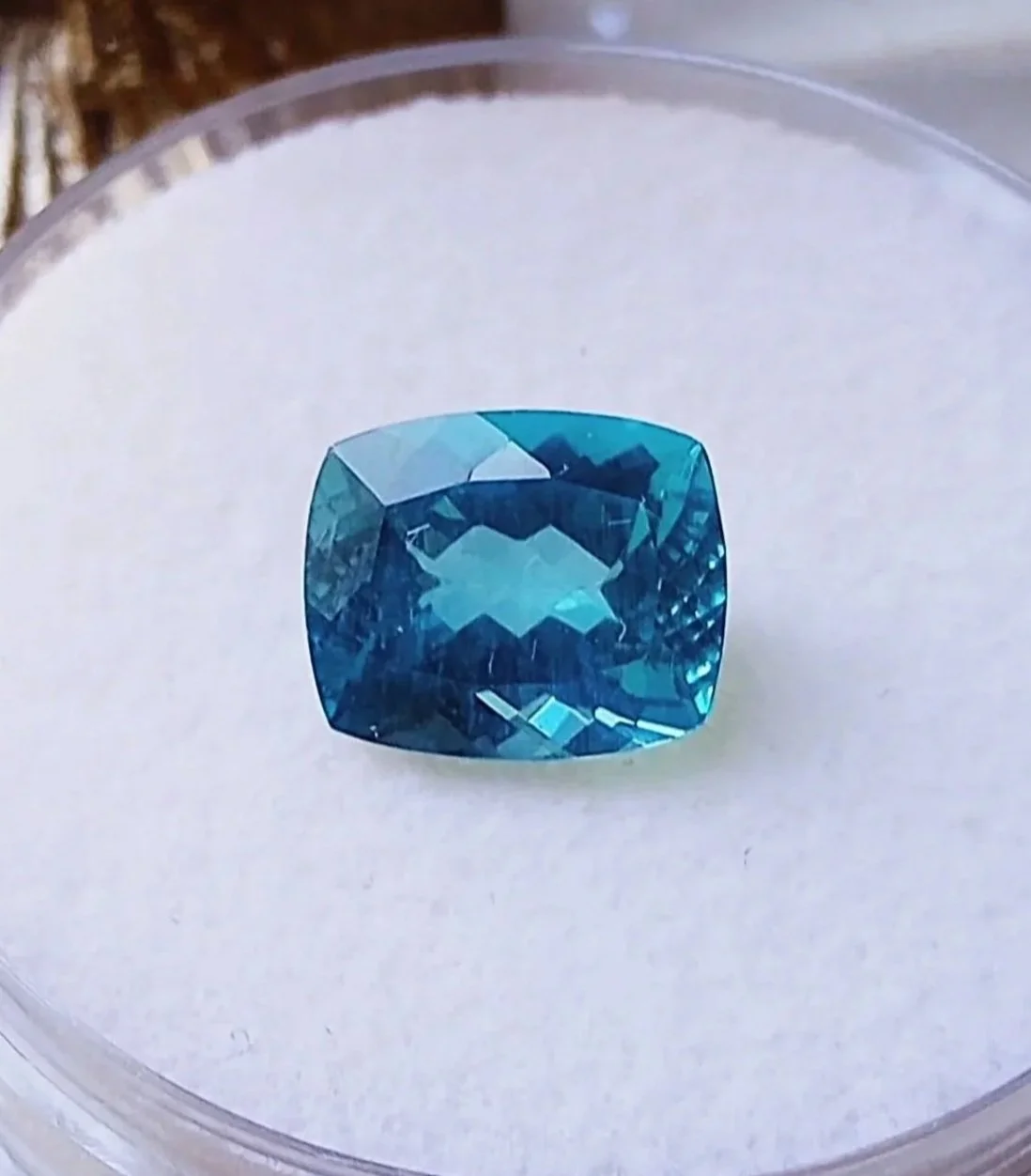 Genuine Neon Blue Apatite 6ct from TheCoveAtFoxHollow.com