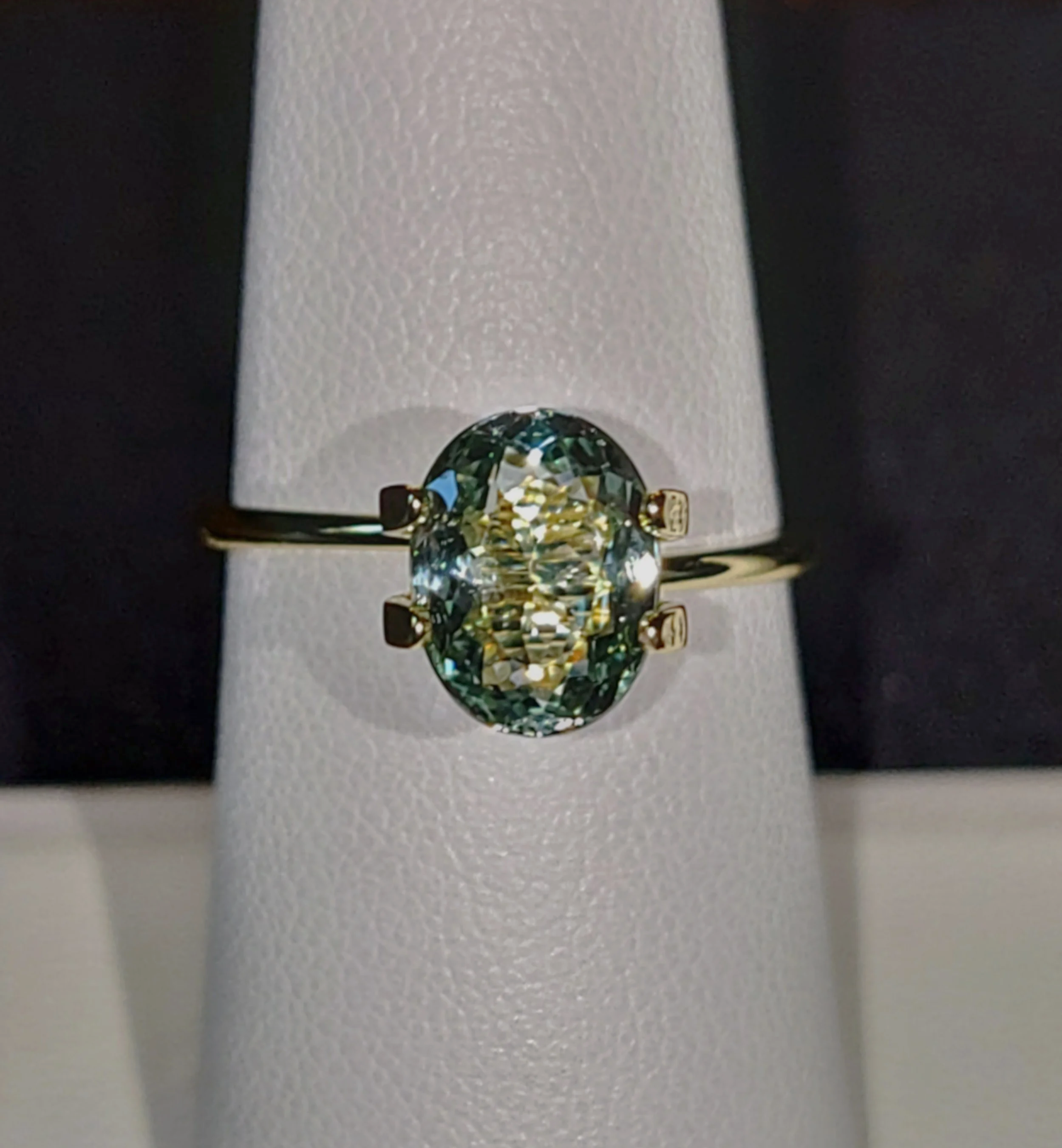 Genuine Neon Seafoam Titanium Tourmaline 1.75ct TheCoveAtFoxHollow.com