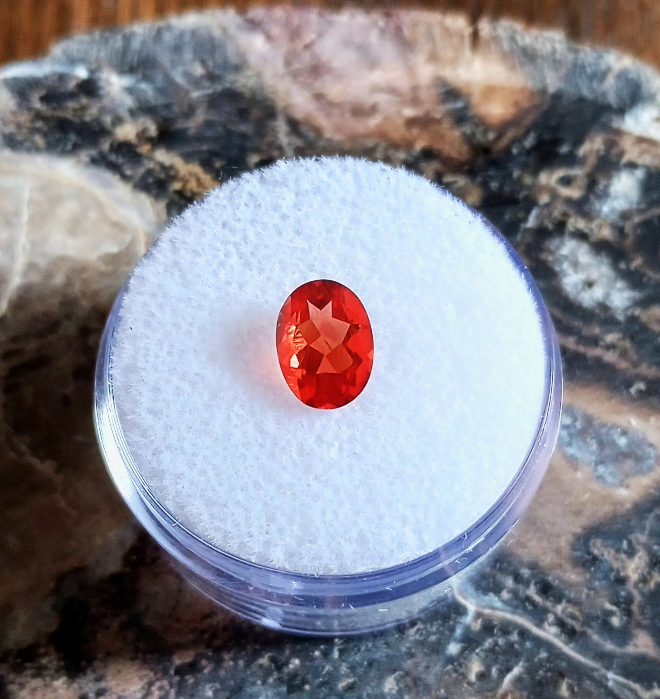 Genuine Orange Labradorite 1.05ct from thecoveatfoxhollow.com