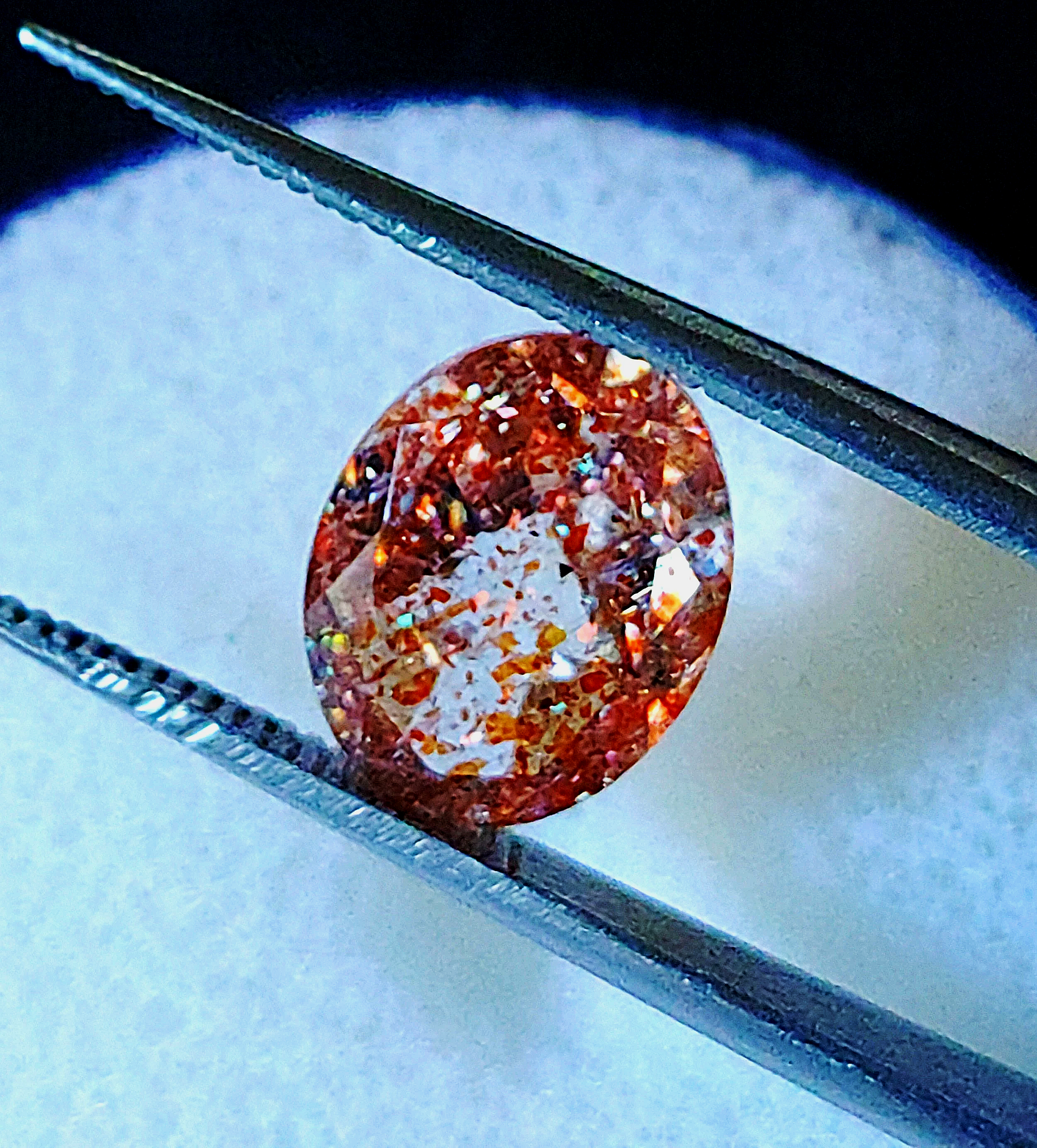 Genuine Tanzanian Sunstone 2.56ct from TheCoveAtFoxHollow.com