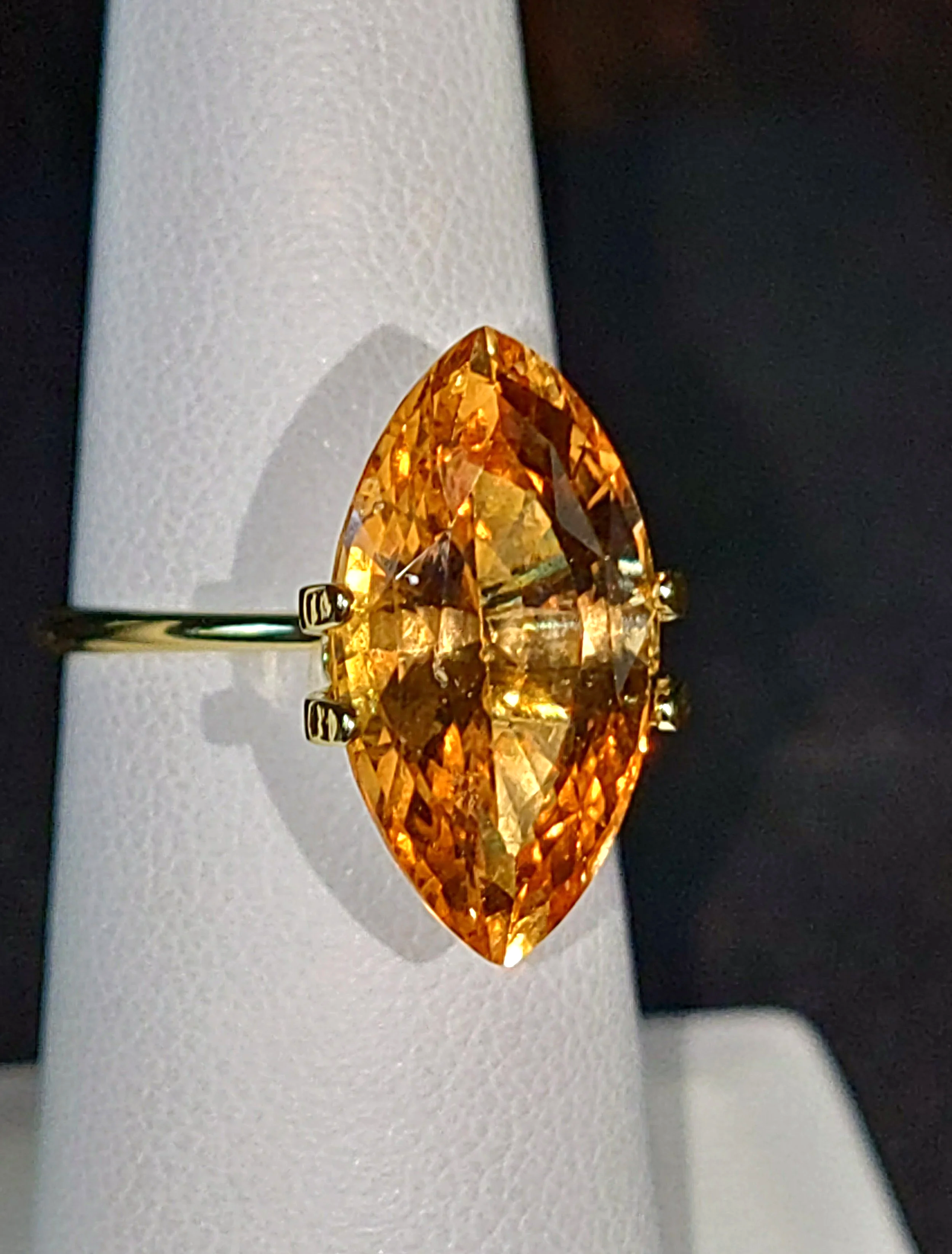 Genuine Imperial Hessonite Garnet 7.75ct from TheCoveAtFoxHollow.com