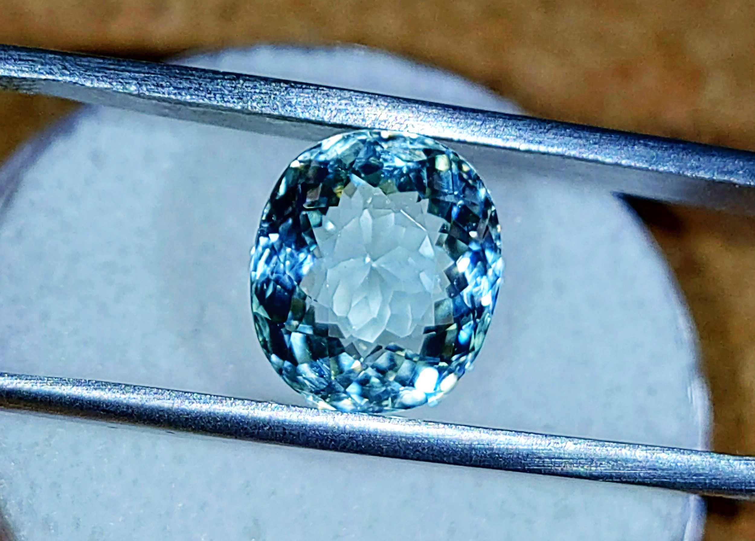 Genuine Neon Aqua Blue Titanium Tourmaline 2.94ct - TheCoveAtFoxHollow.com