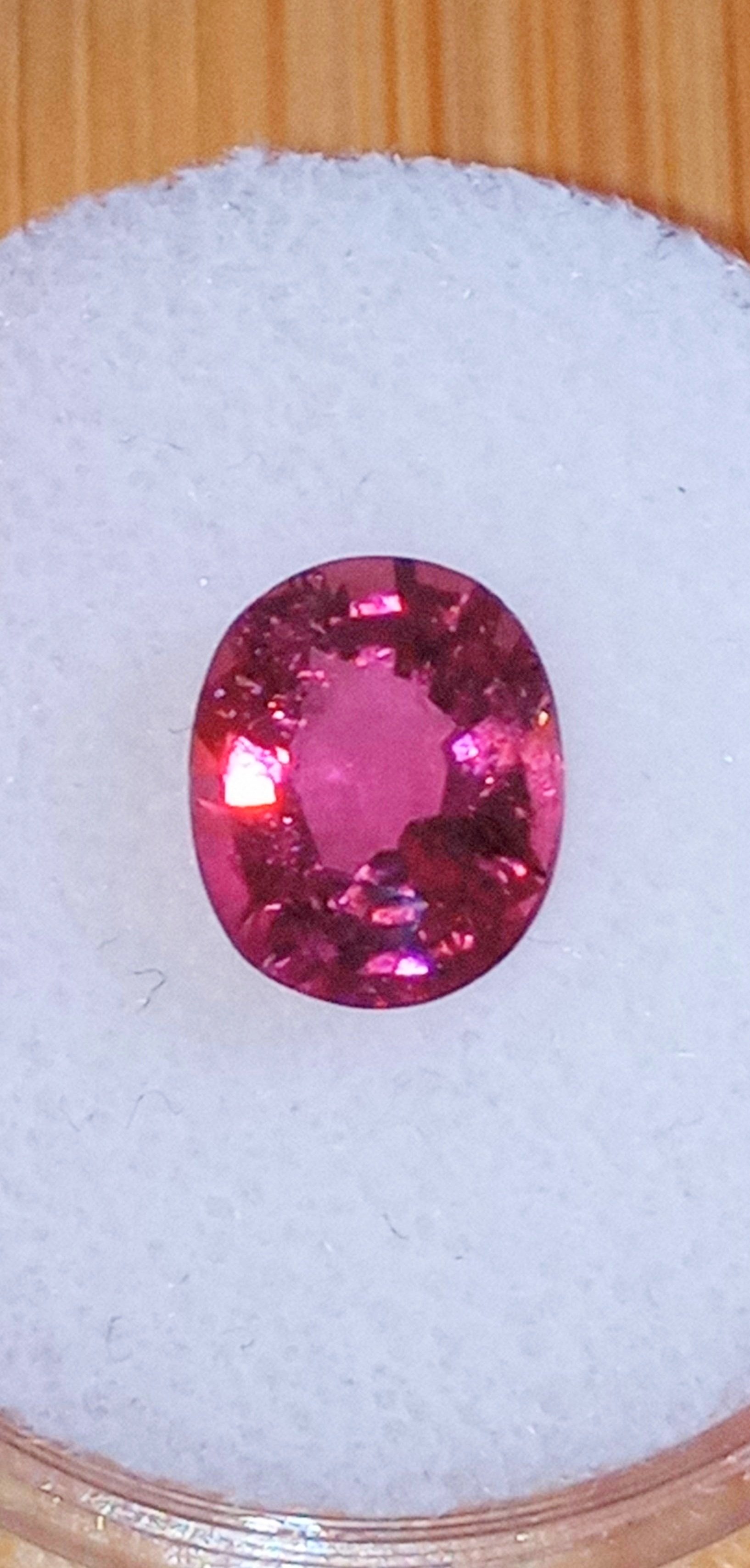 Genuine Hot Pink Congolese Tourmaline 1.90ct from thecoveatfoxhollow.com