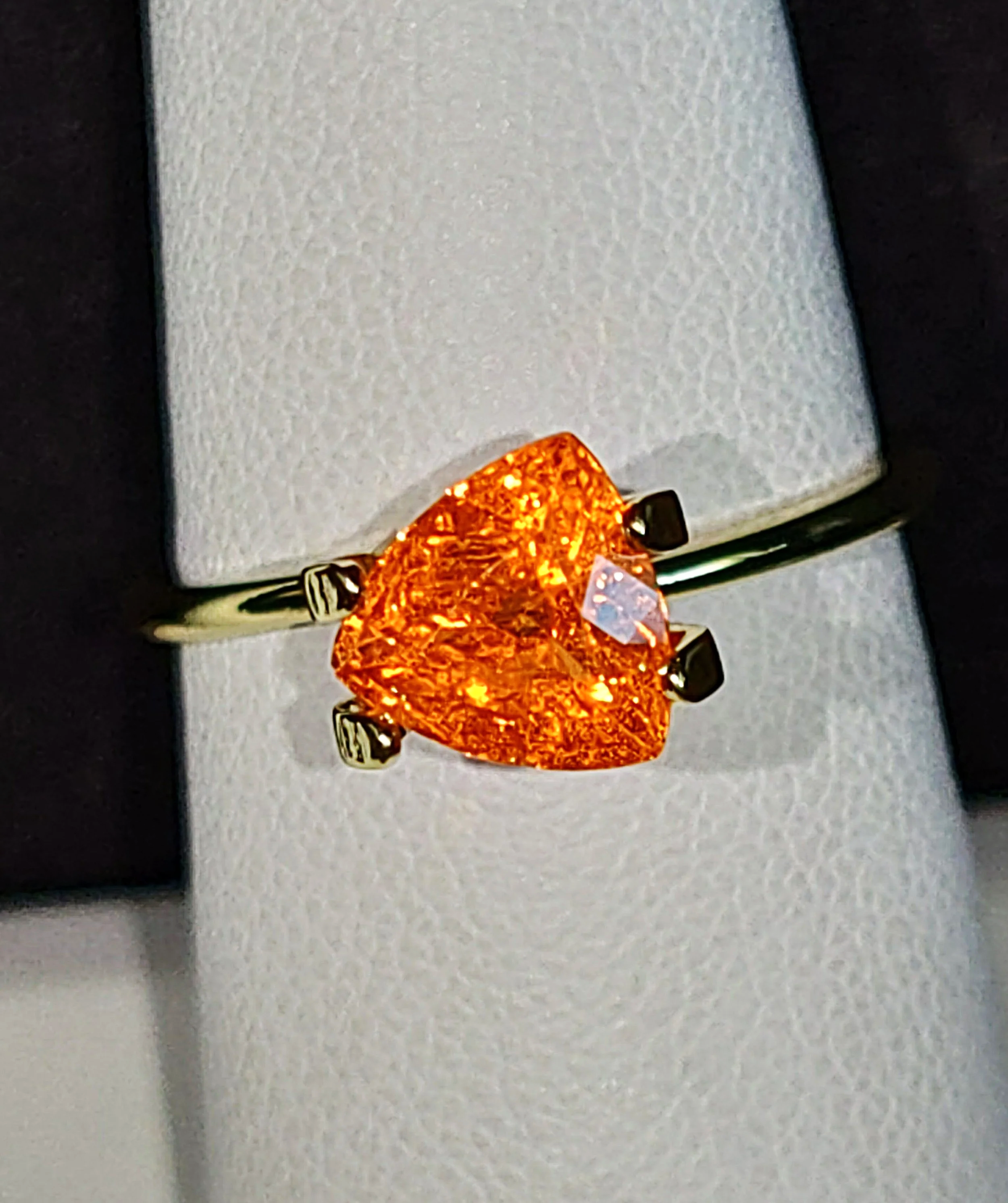 Genuine Mandarin Garnet 1.92ct from TheCoveAtFoxHollow.com