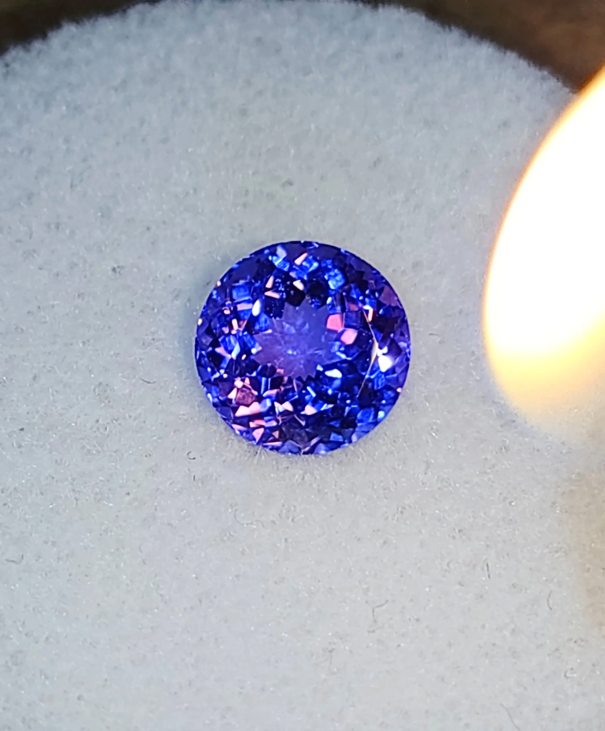 Genuine AAAA Tanzanite 3.24ct from thecoveatfoxhollow.com