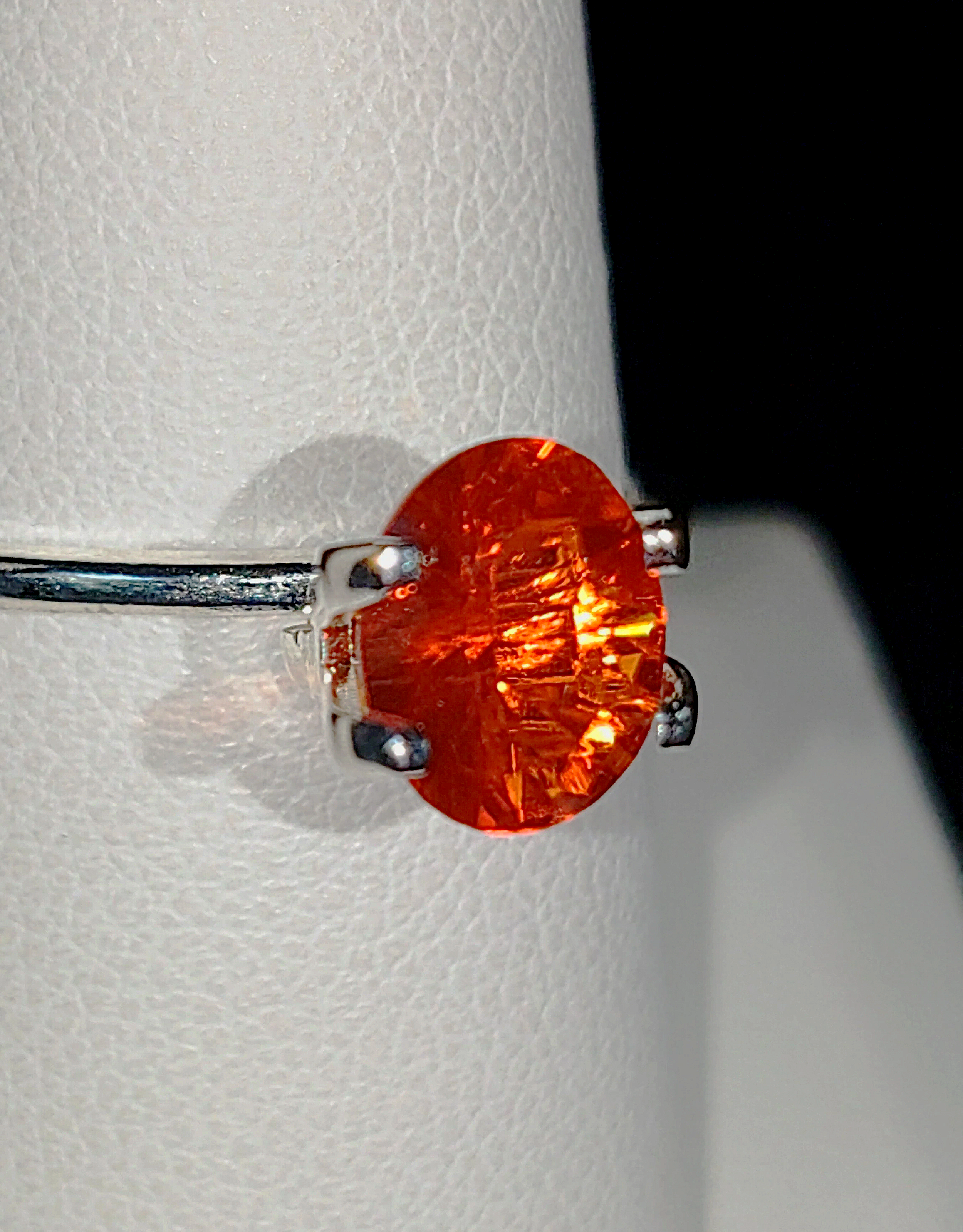 Genuine Fire Opal .84ct from TheCoveAtFoxHollow.com
