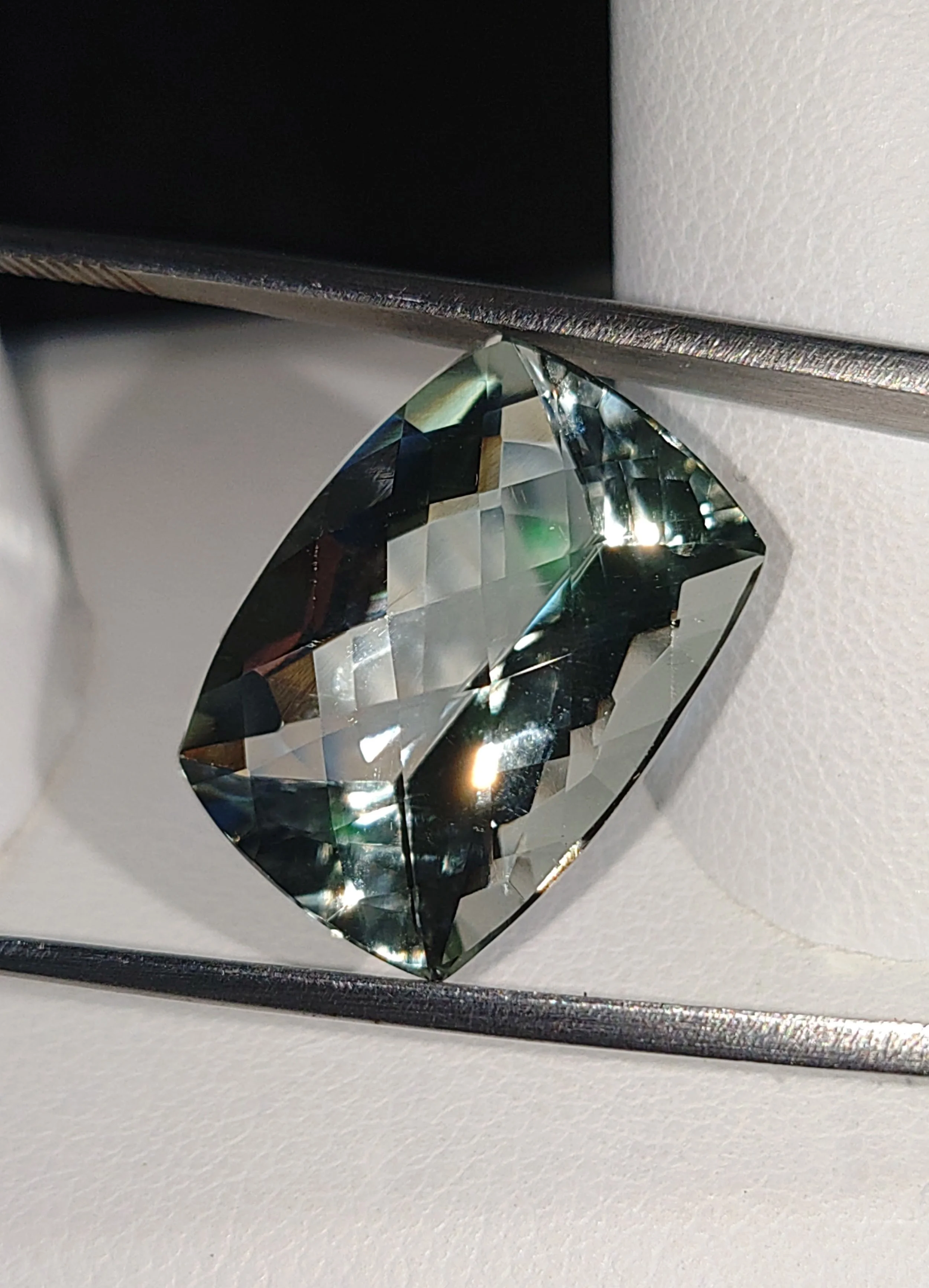 Genuine Prasiolite 12.92ct from TheCoveAtFoxHollow.com