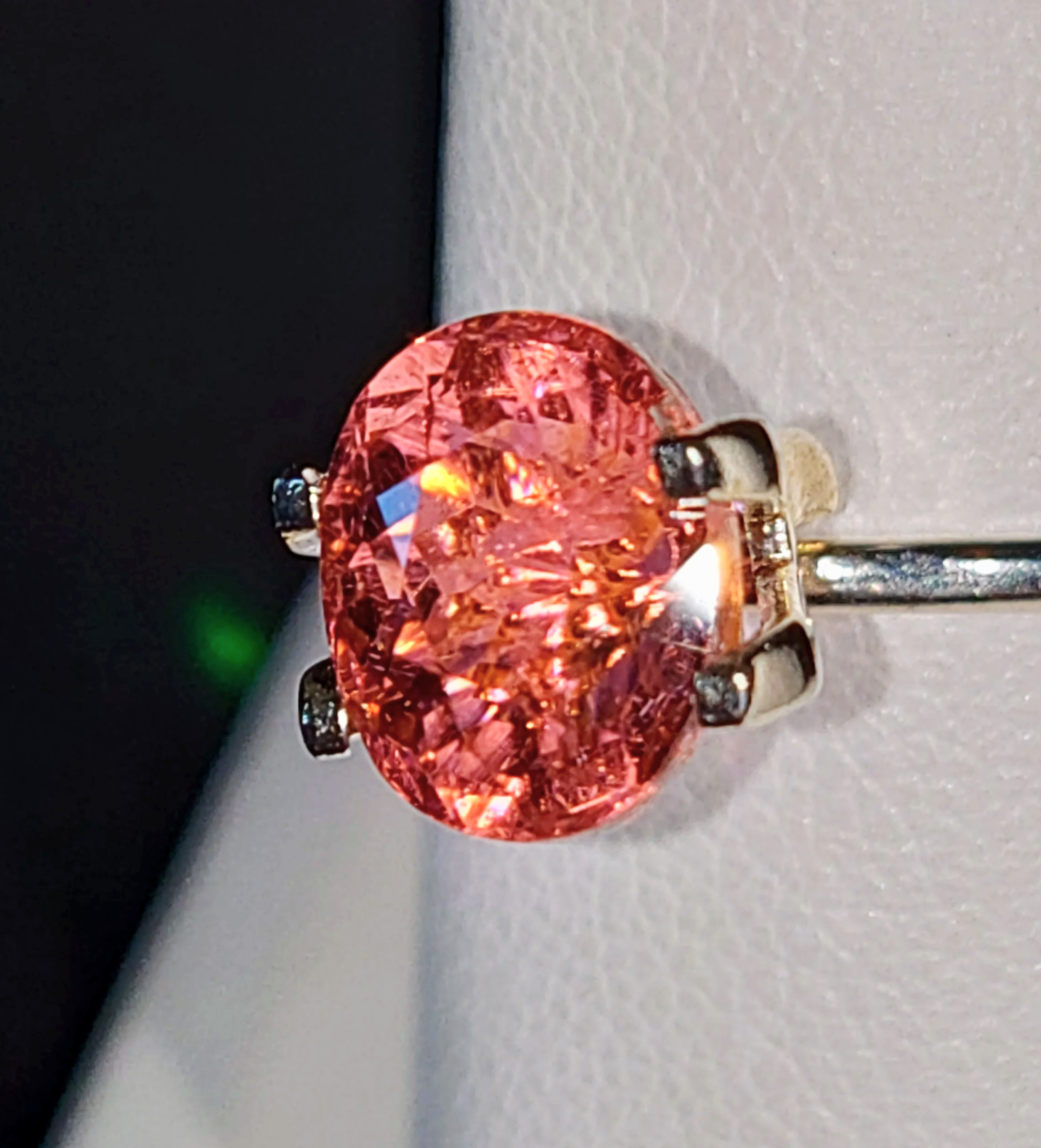 Genuine Neon Hot Pink Titanium Tourmaline 2.58ct