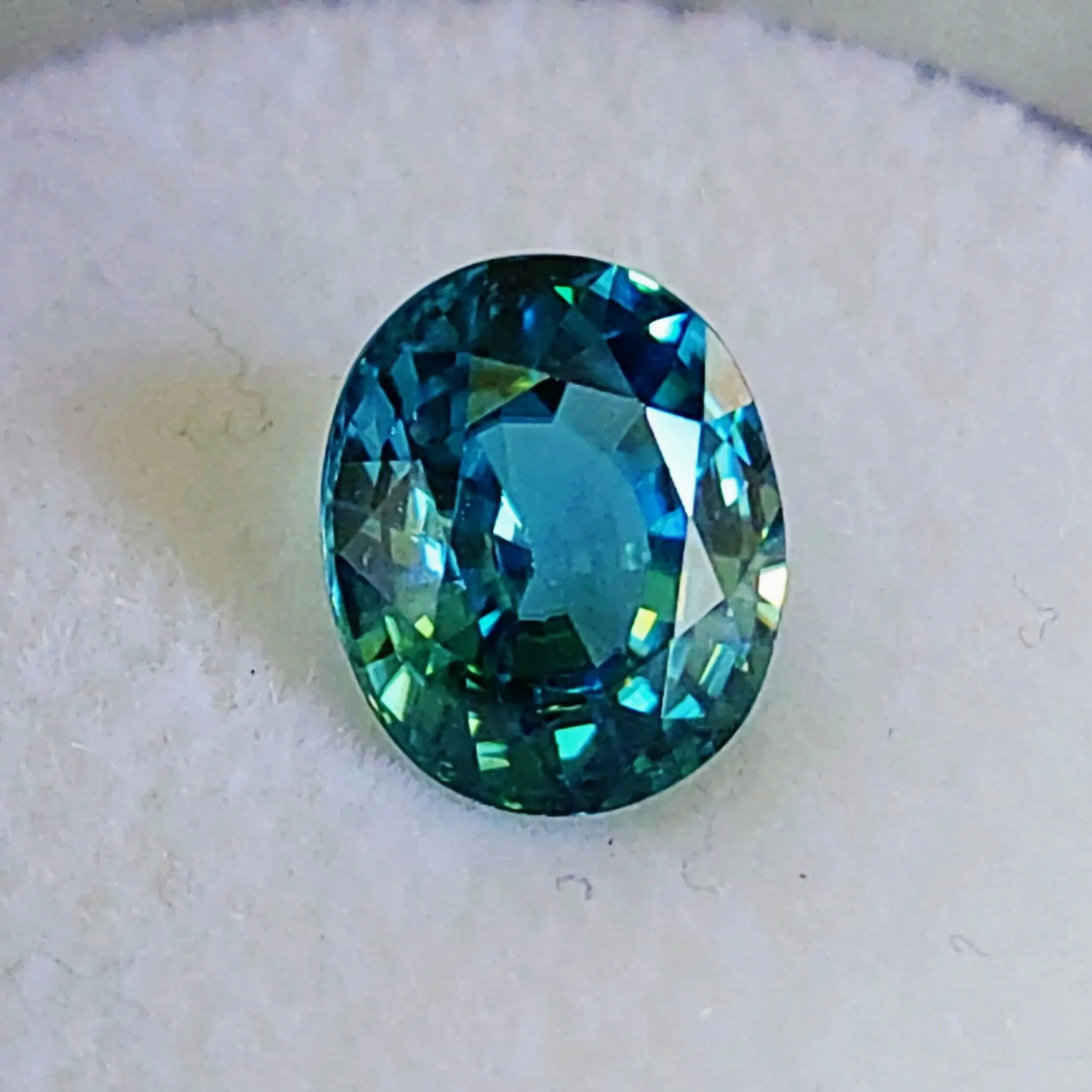 Genuine Blue Zircon 3.64ct from TheCoveAtFoxHollow.com