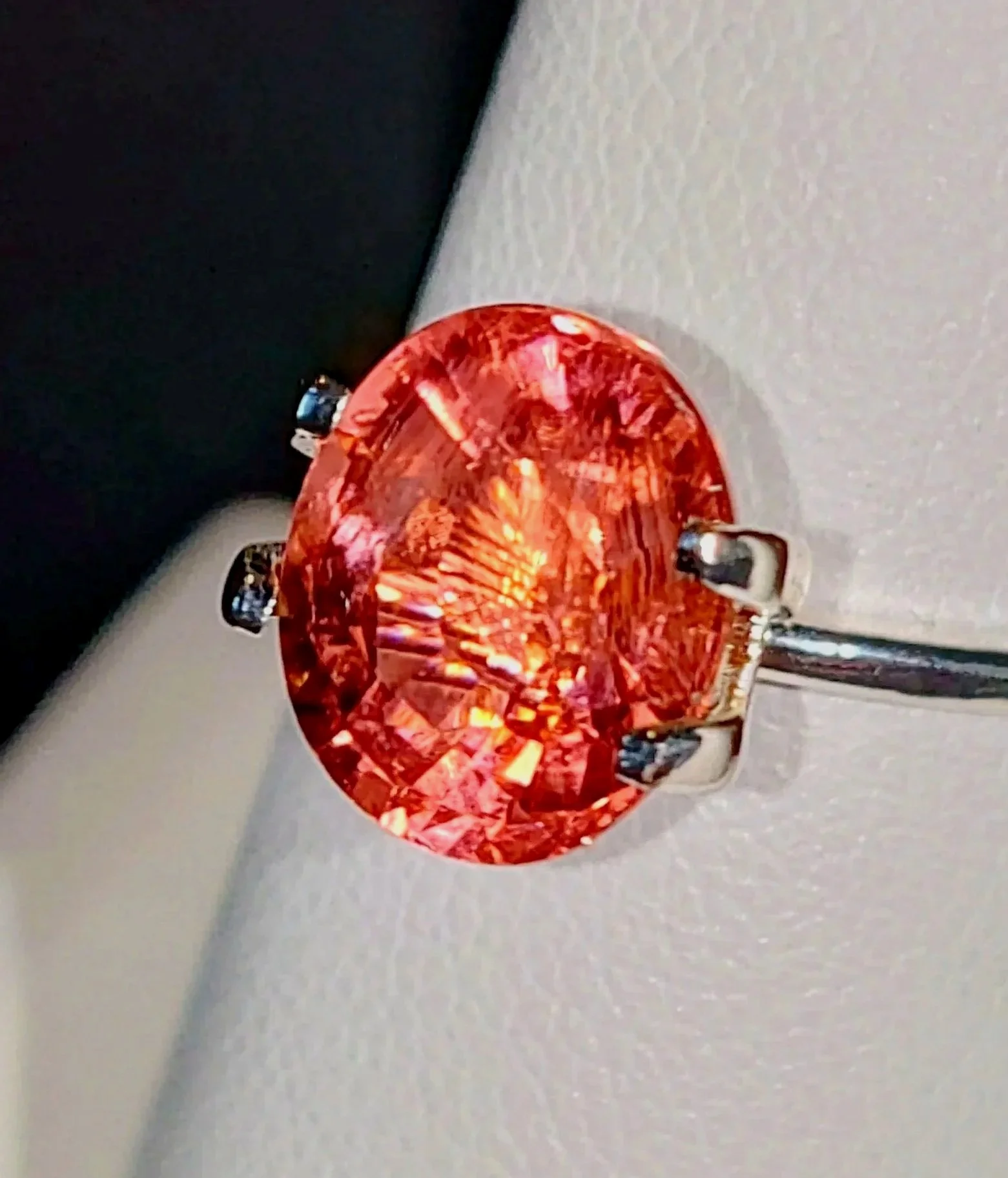 Genuine Neon Pink Orange Purple Titanium Tourmaline 3.26ct from TheCoveAtFoxHollow.com