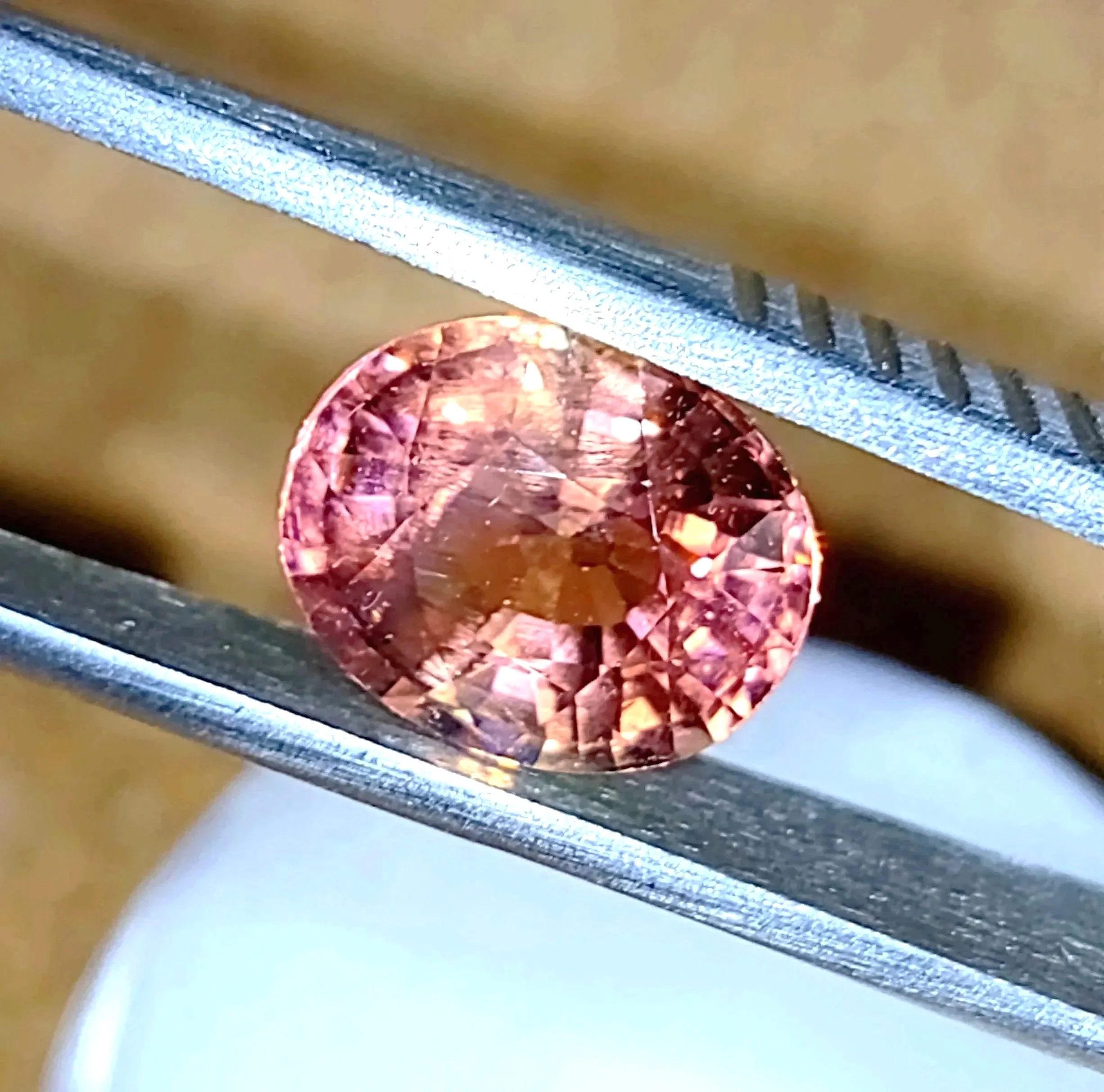 Genuine Neon Pink Orange Purple Titanium Tourmaline 3.26ct from TheCoveAtFoxHollow.com