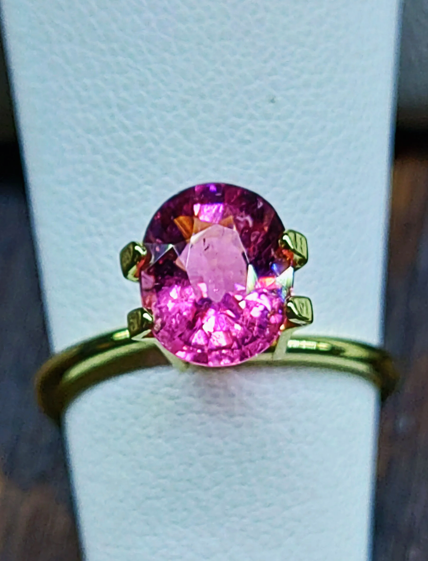 Neon Hot Pink Titanium Tourmaline 2.58ct