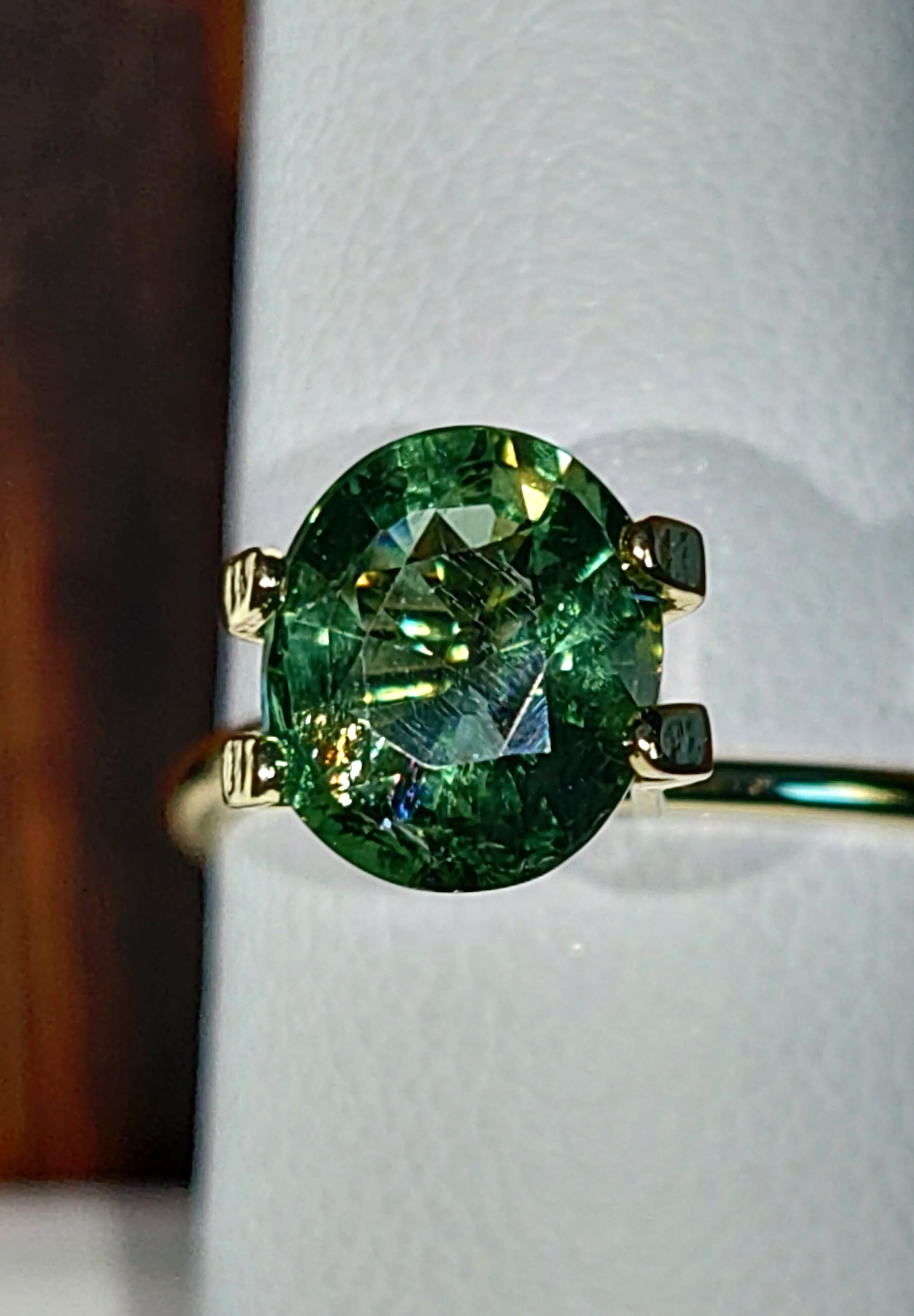 Genuine Unheated Green Apatite 1.70ct from TheCoveAtFoxHollow.com