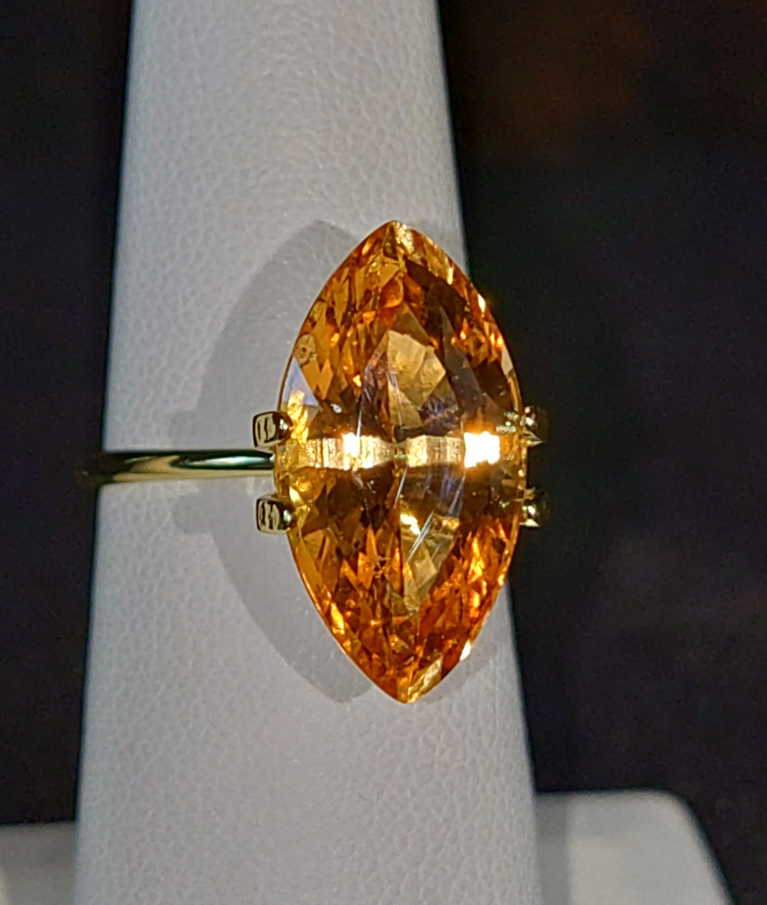 Genuine Imperial Hessonite Garnet 7.75ct from TheCoveAtFoxHollow.com